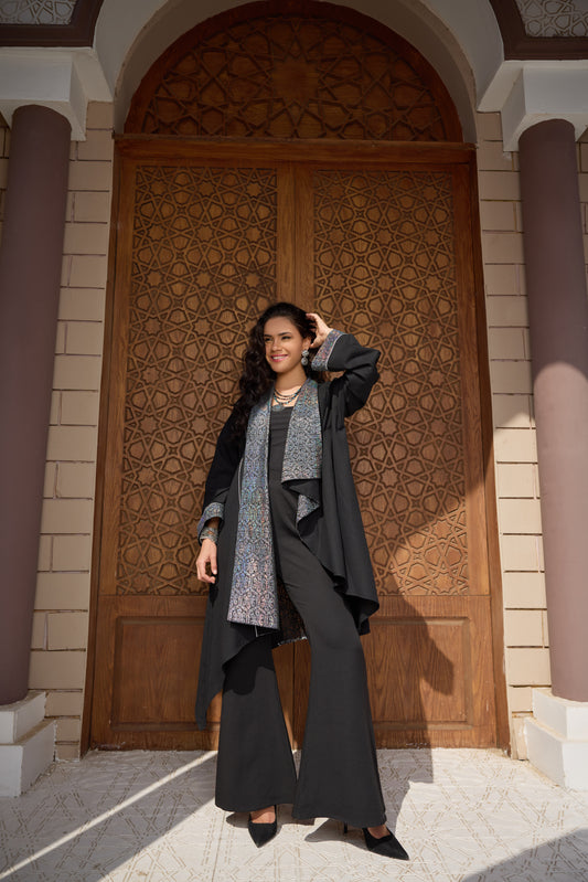 Linen shimmery cardigan