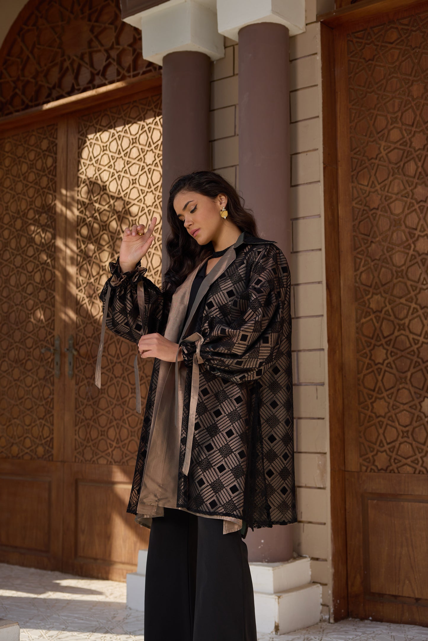 tulle tafta shirt