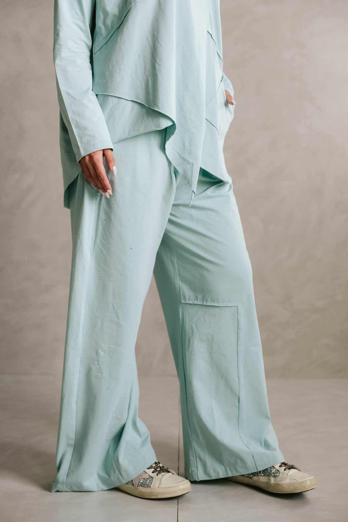 Unfinished cotton set - mint