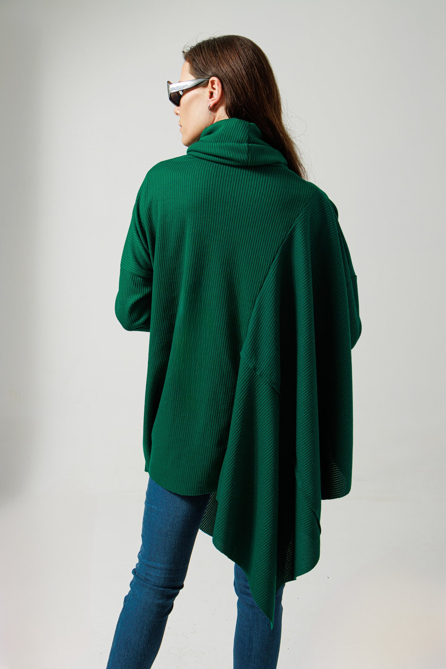 Asymmetric wool Top