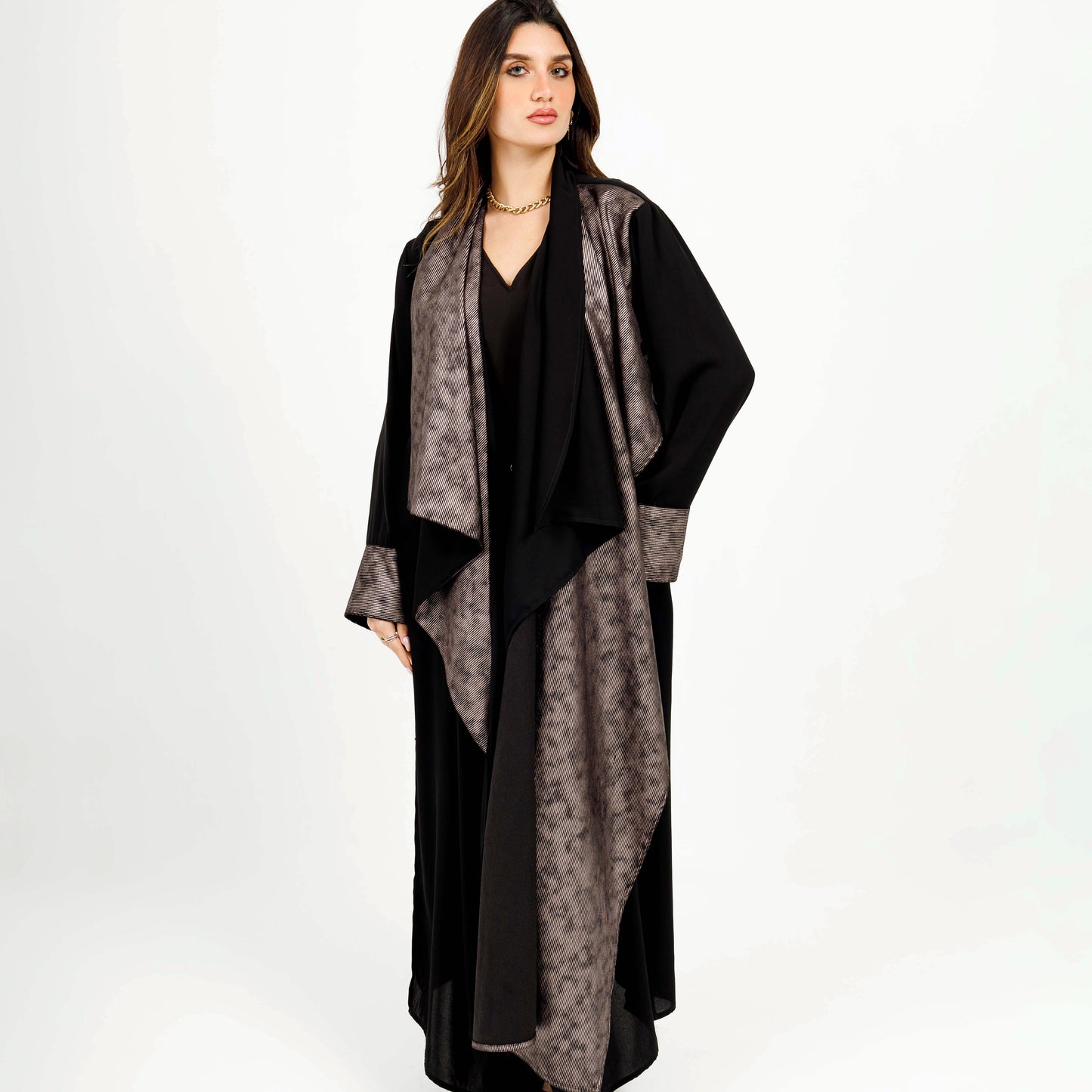 Loose Abaya with Shawl scarf