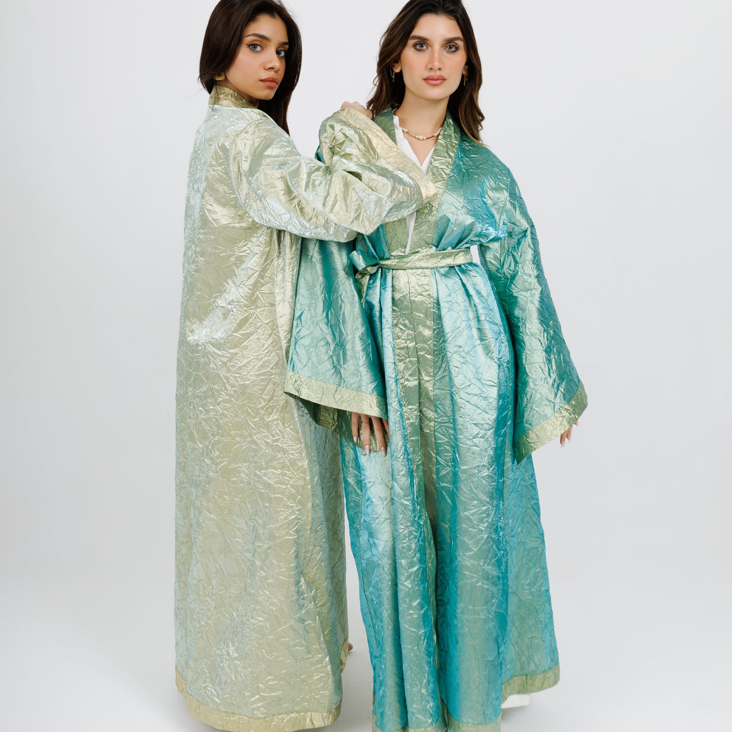 Two tone Gold kaftan