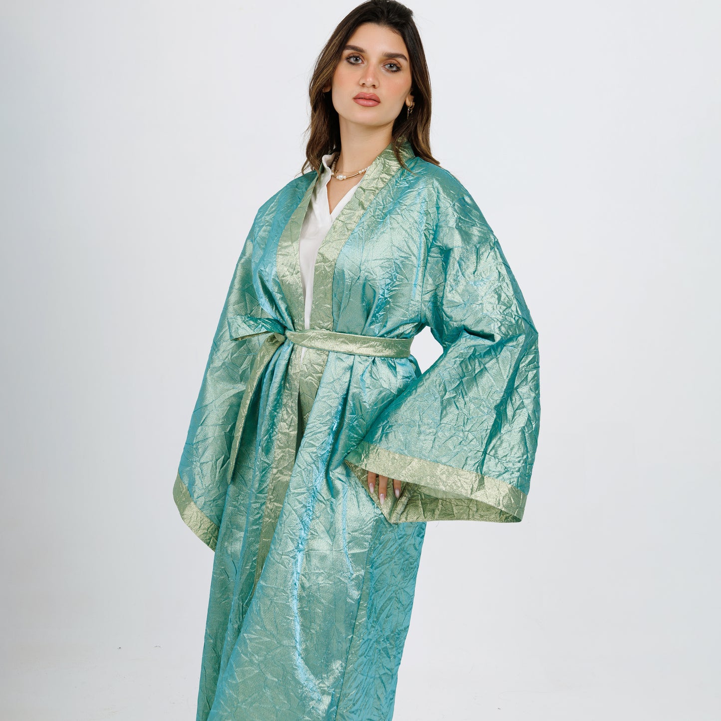 Two tone Gold kaftan