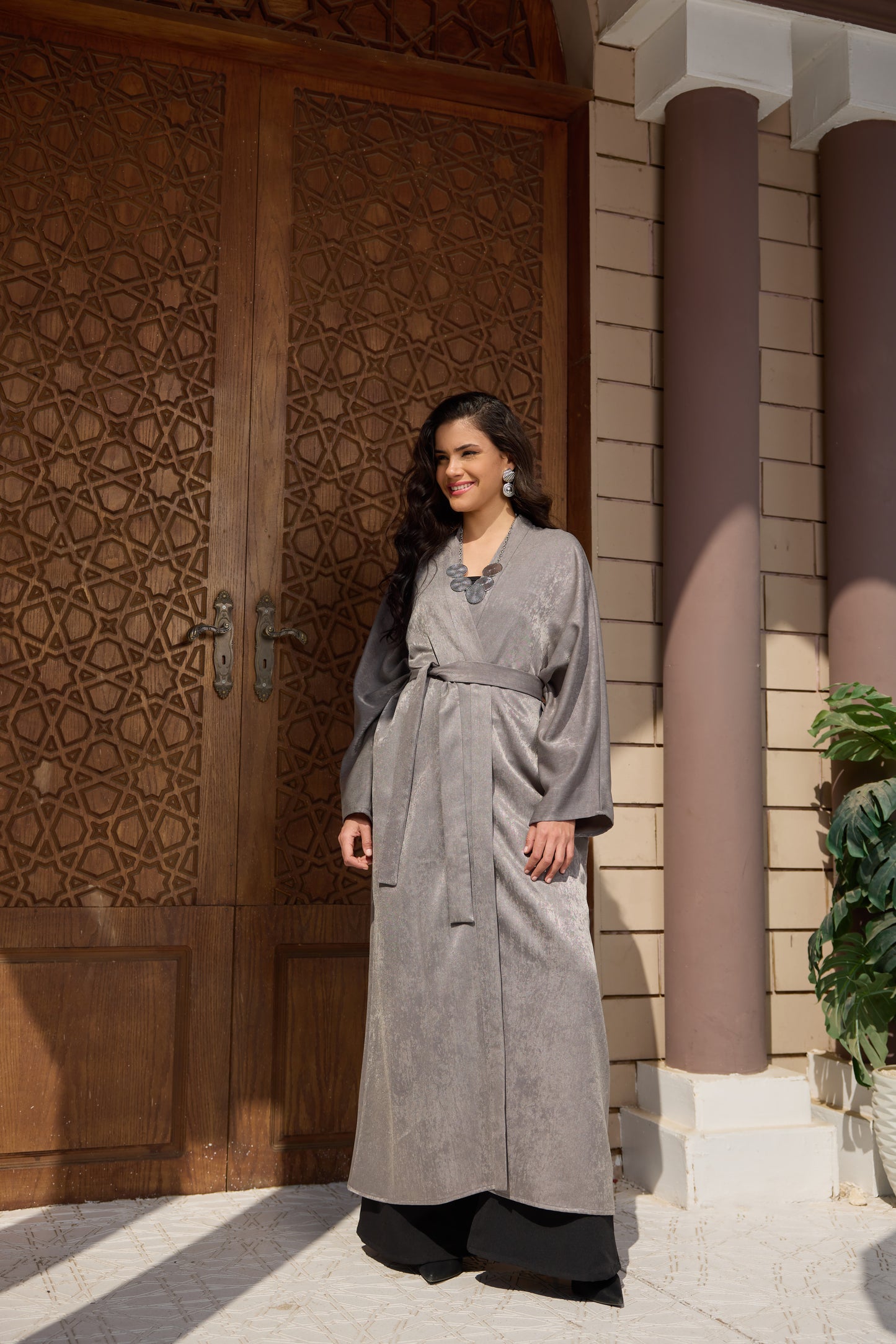 Moon Light Gray kaftan