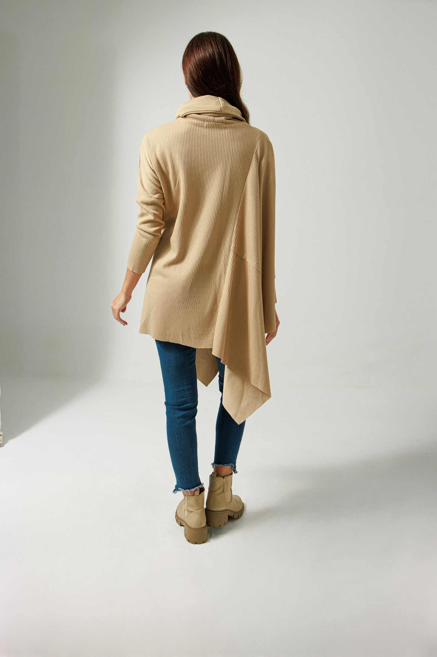 Asymmetric wool Top