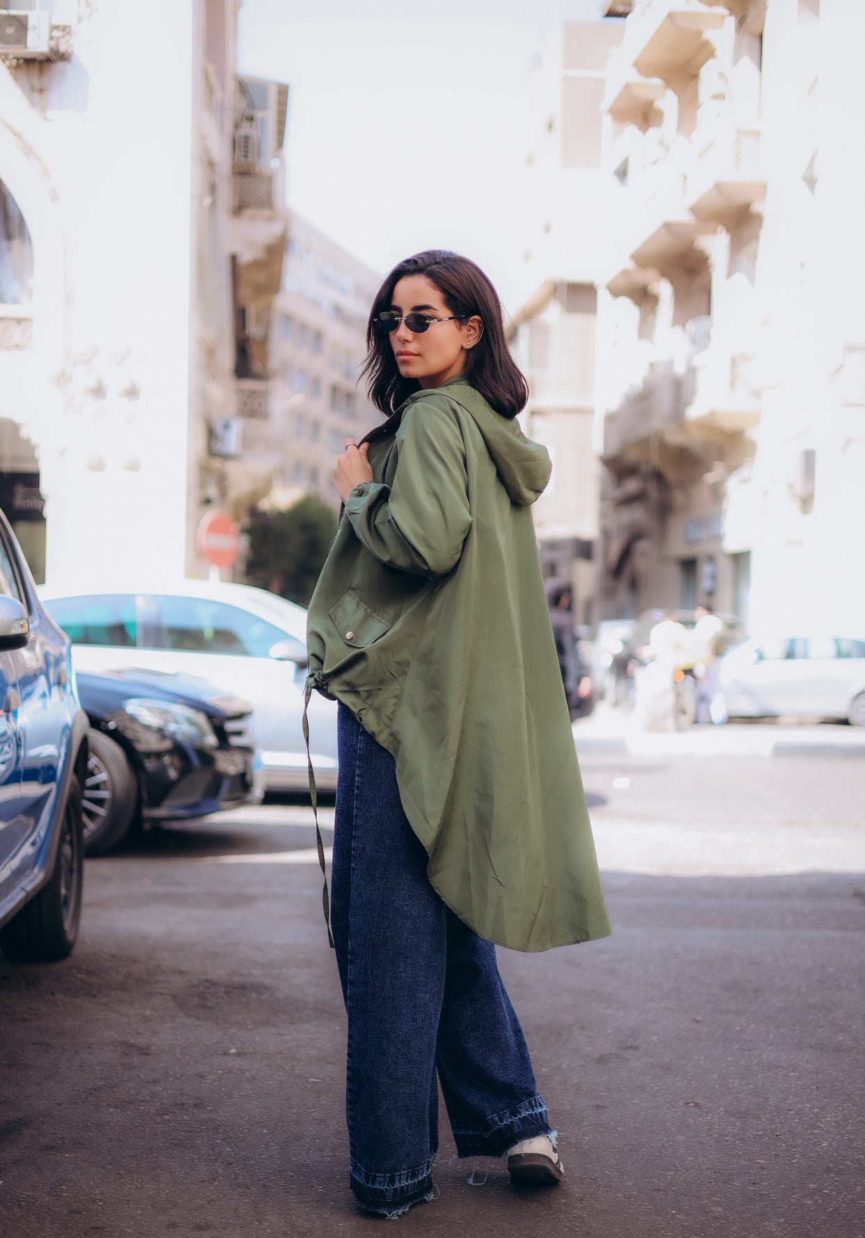 High law zipper jacket