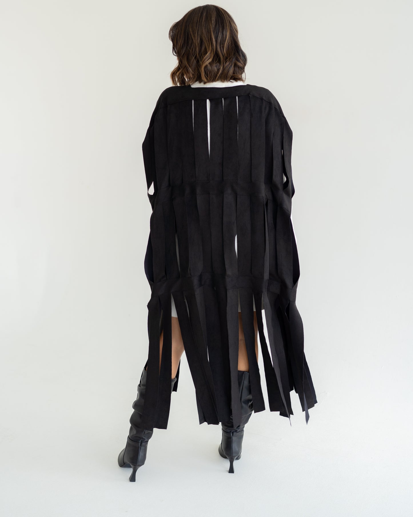 Cut out Fringes cardigan