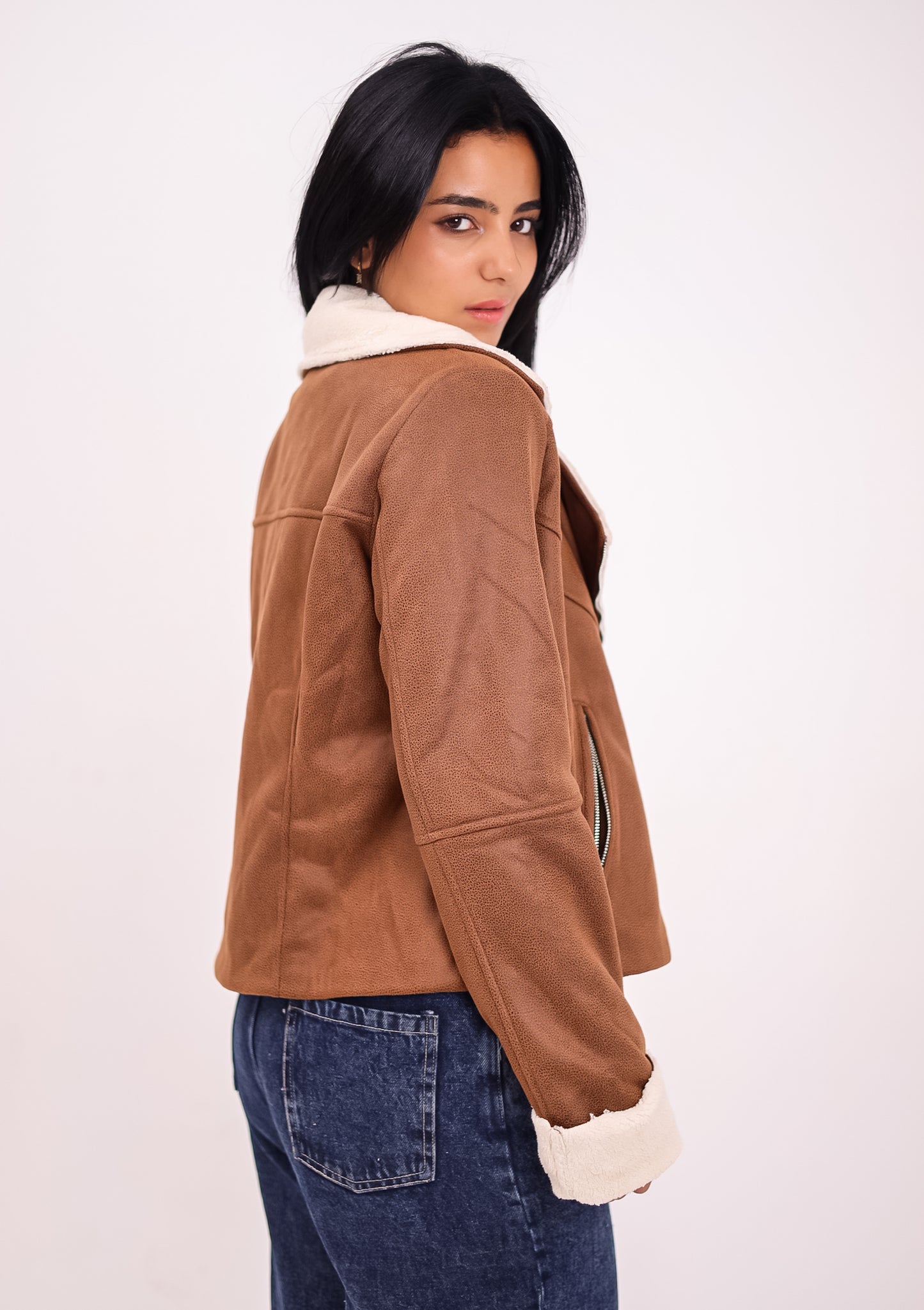 Teddy leather jacket - HAVAN
