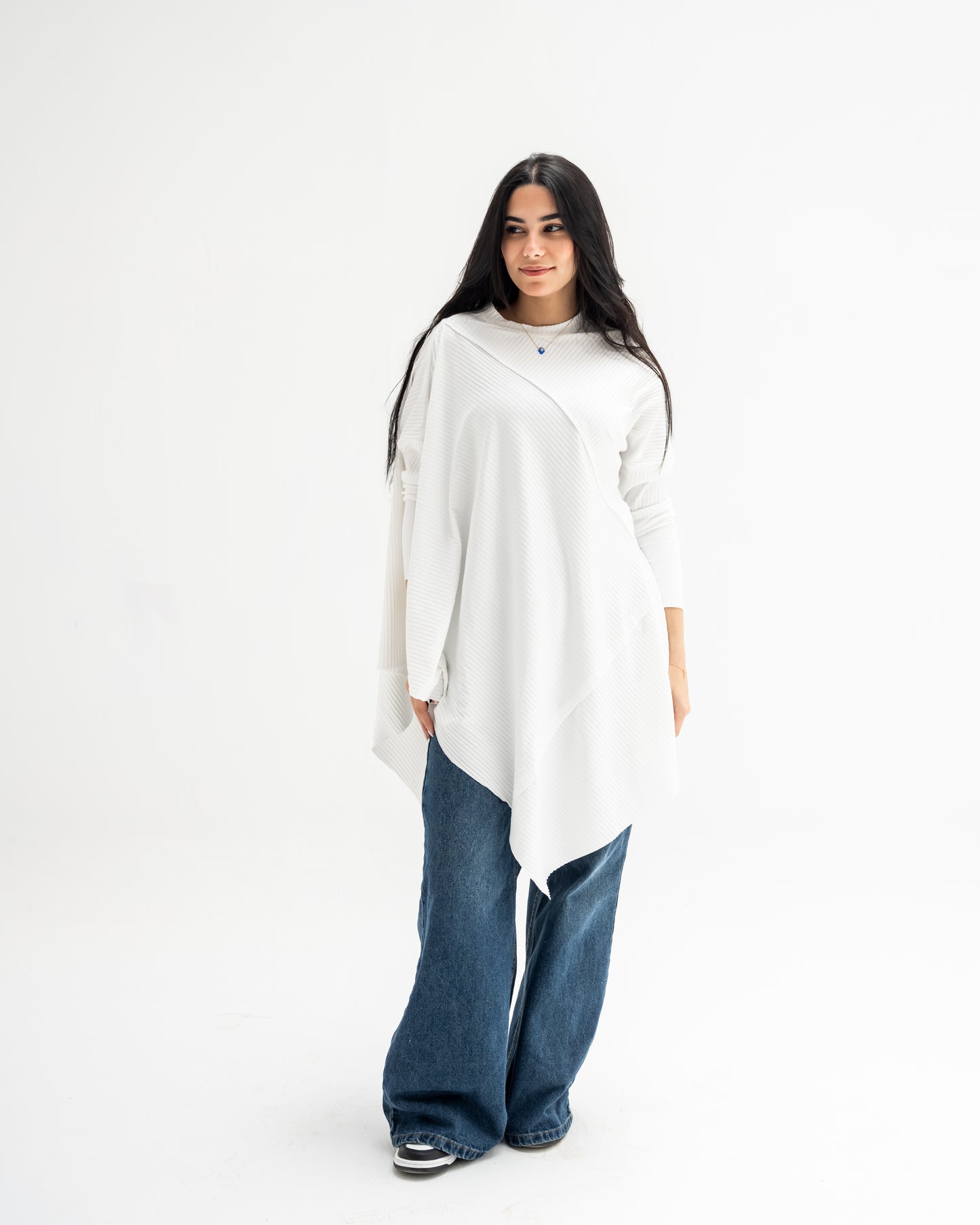 Asymmetric summer top