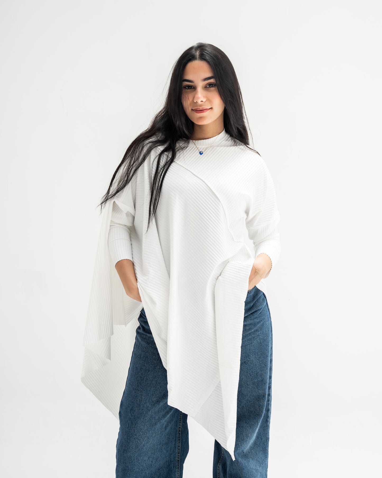 Asymmetric summer top