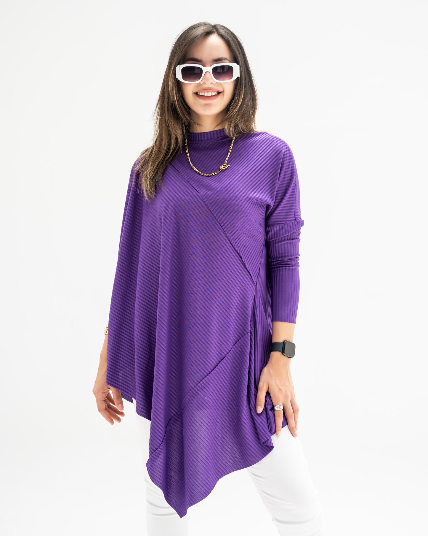 Asymmetric summer top