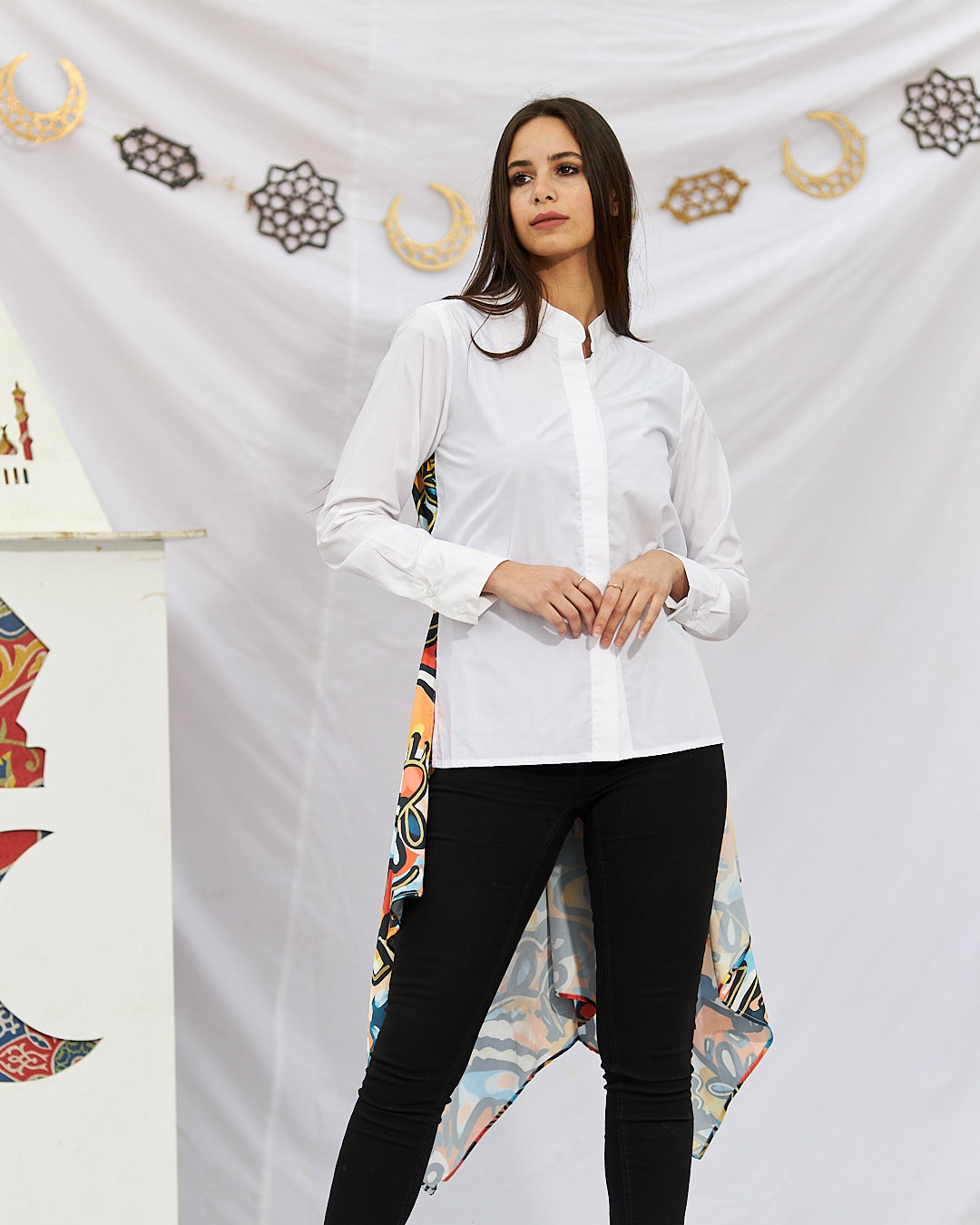 Overlap shape shirt