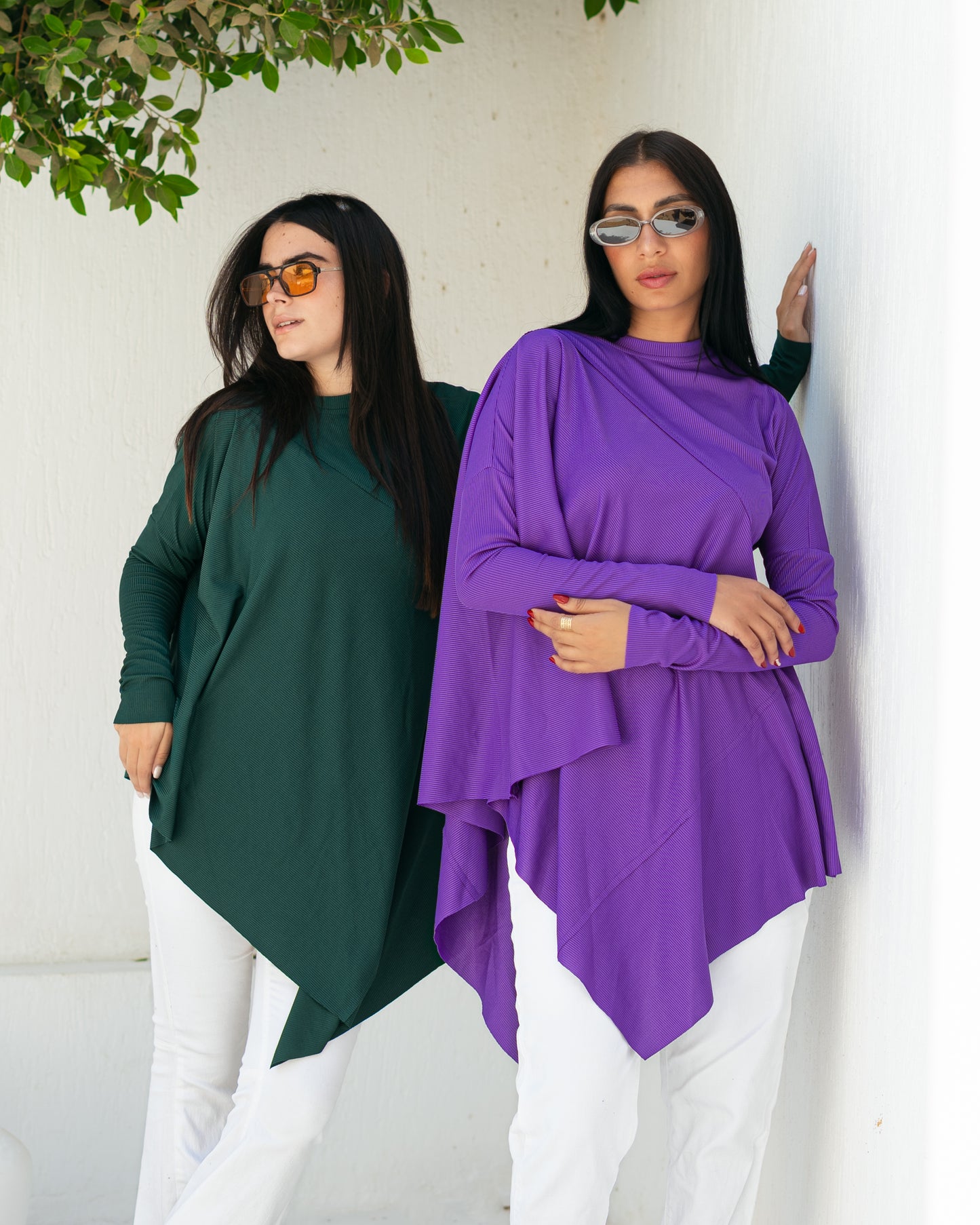 Asymmetric summer top