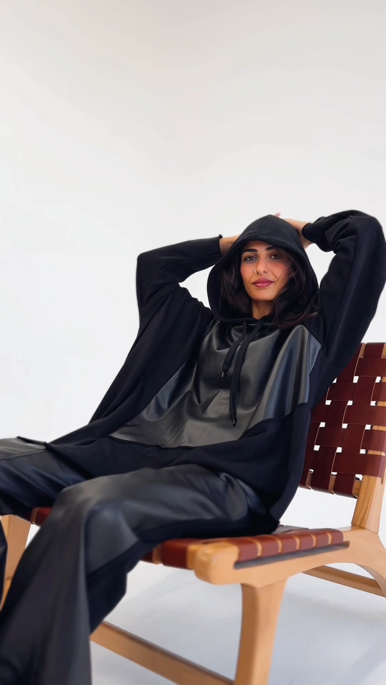 Leather comfy set