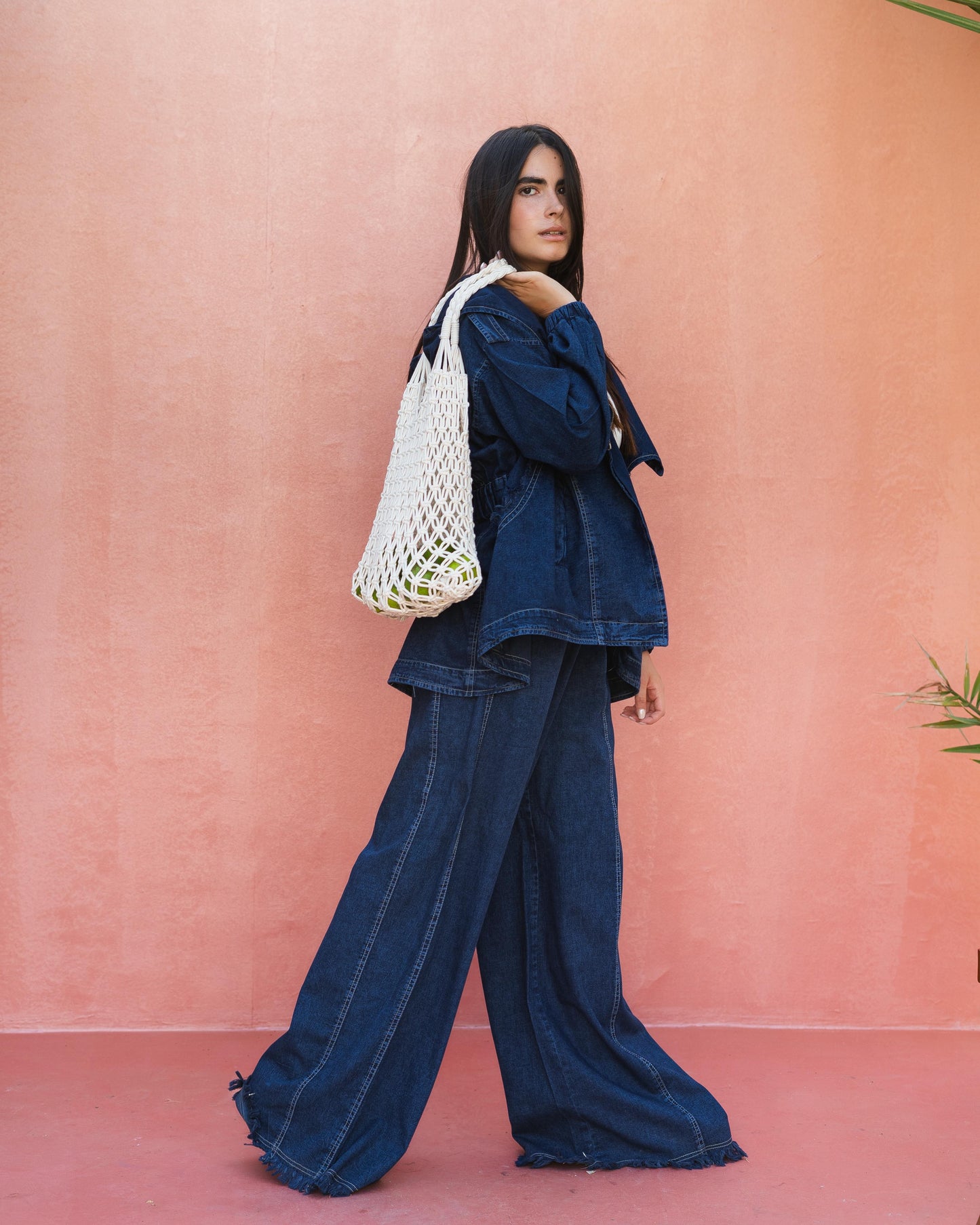 Denim comfy set