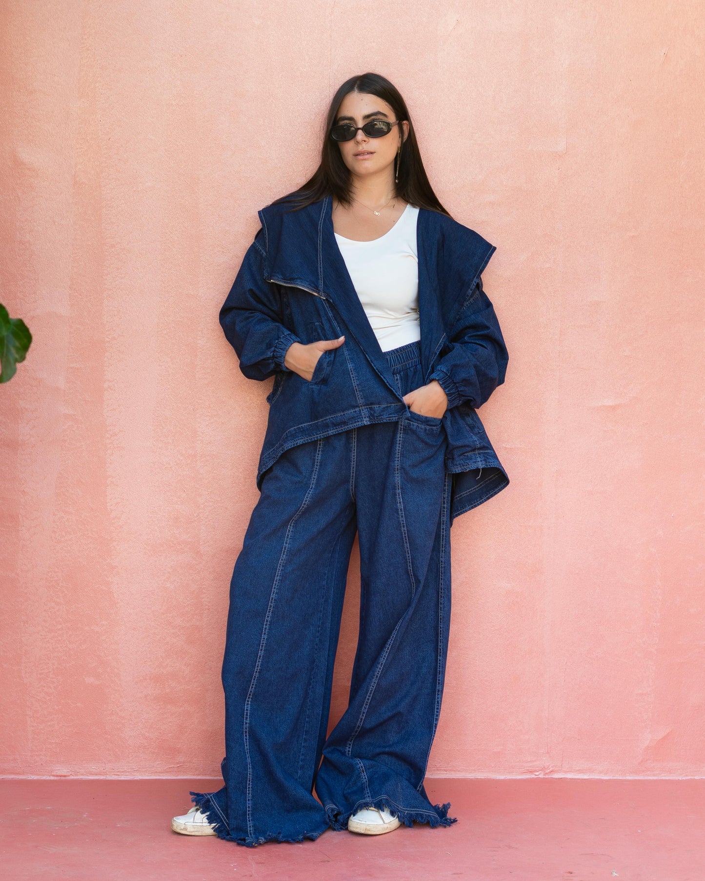 Denim comfy set