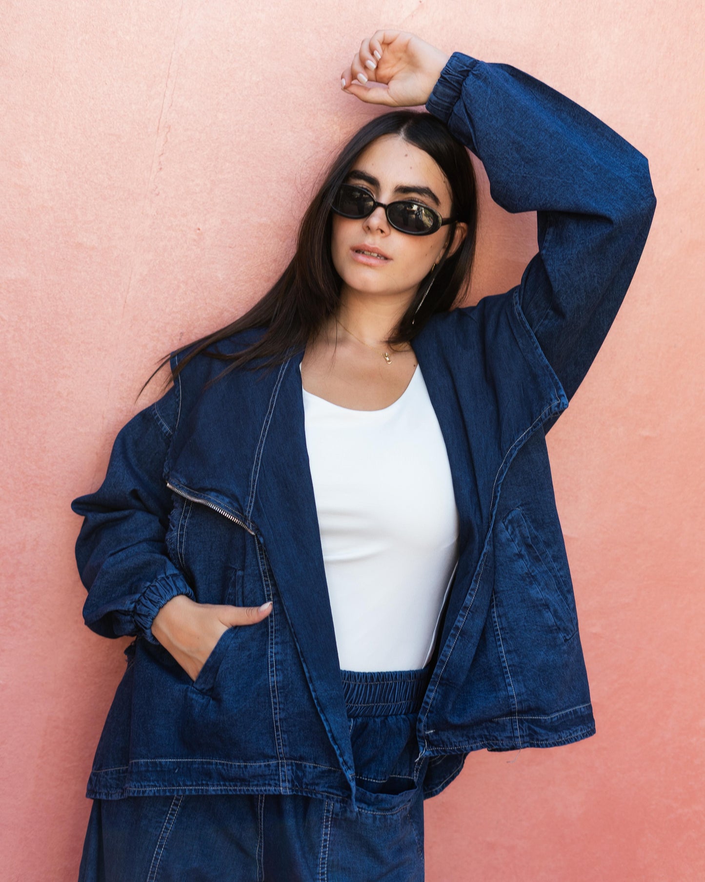 Denim comfy set
