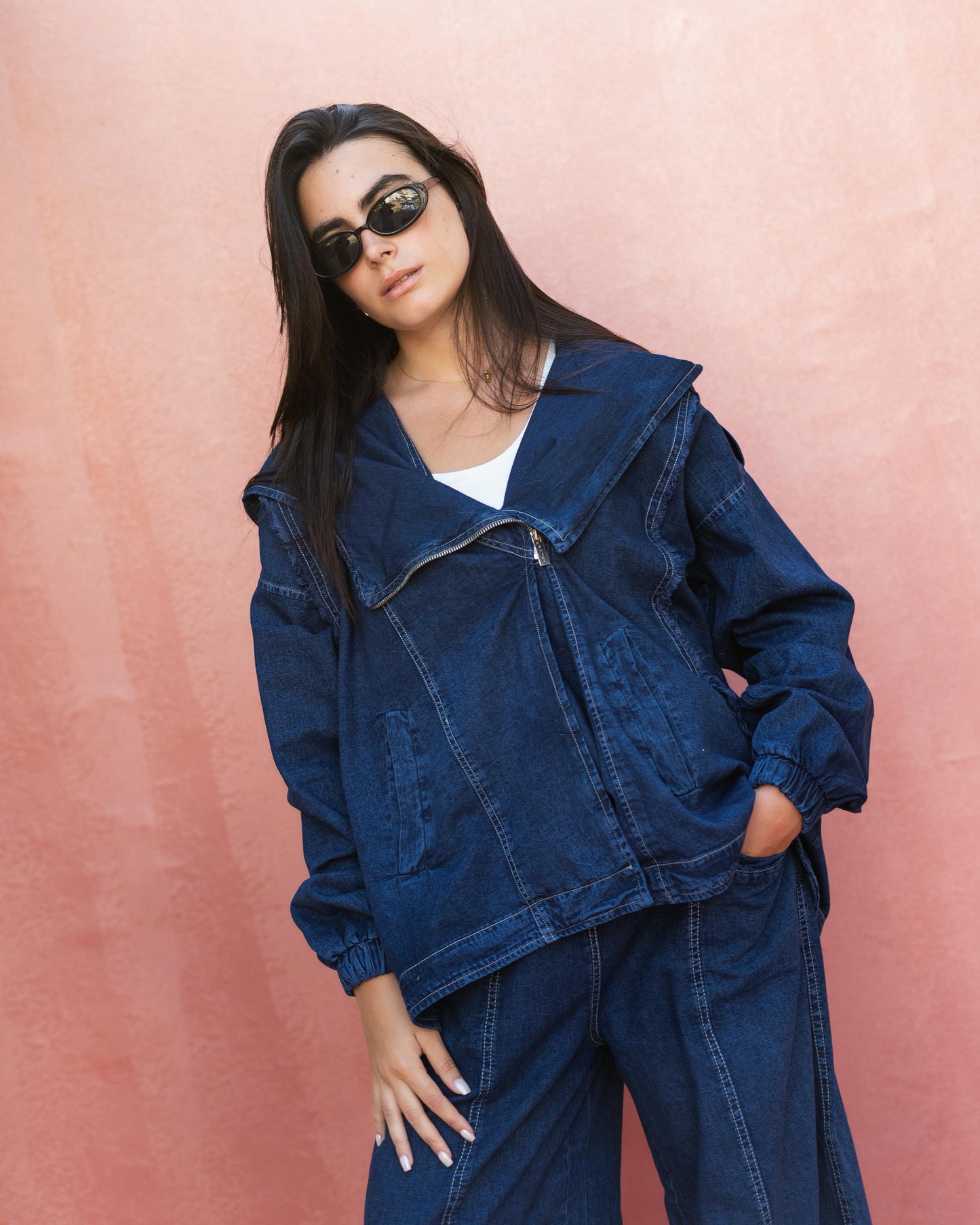 Denim comfy set