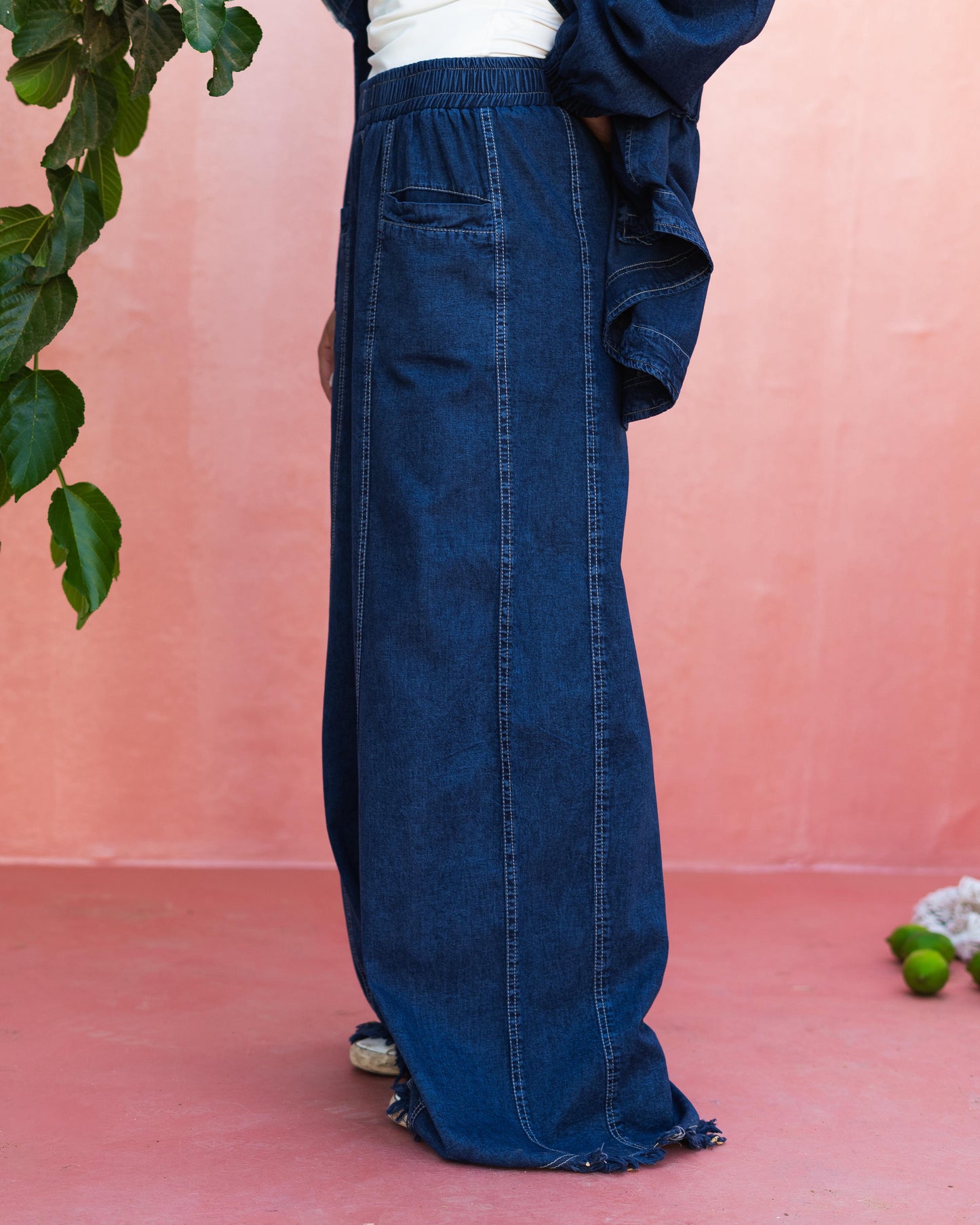 Denim comfy set