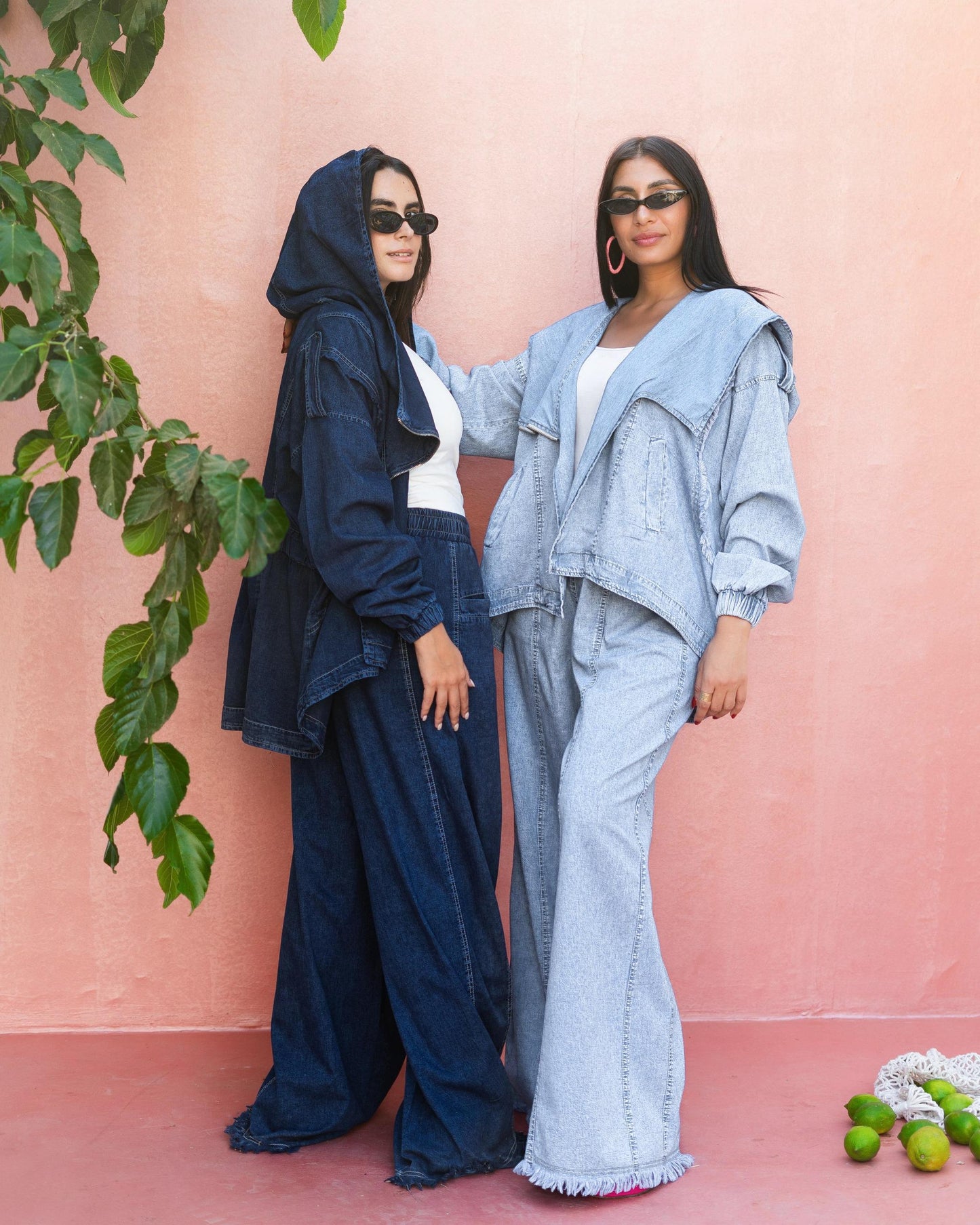 Denim comfy set
