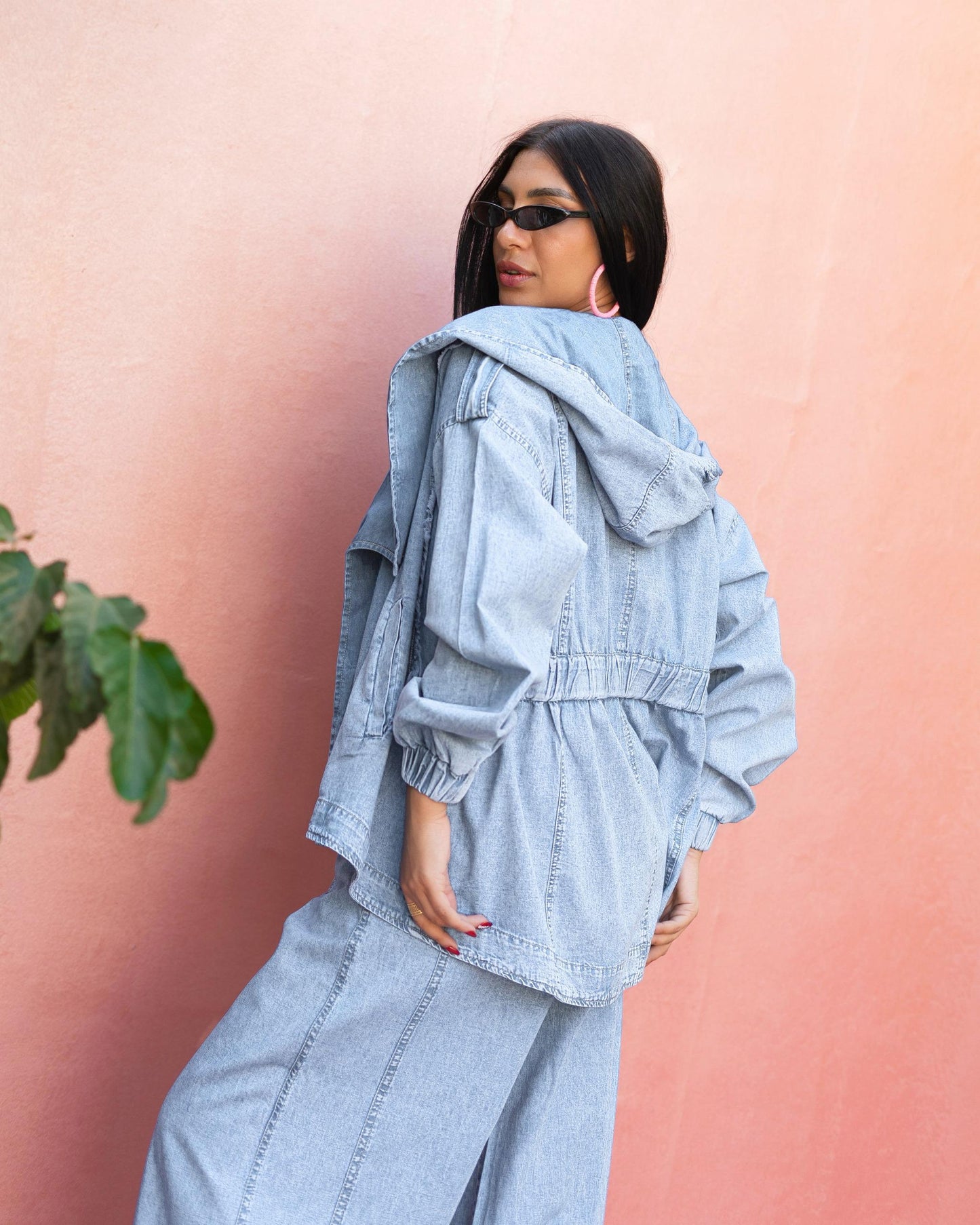 Denim comfy set