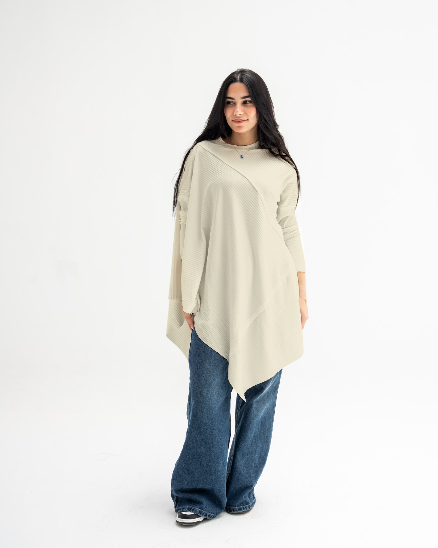 Asymmetric summer top