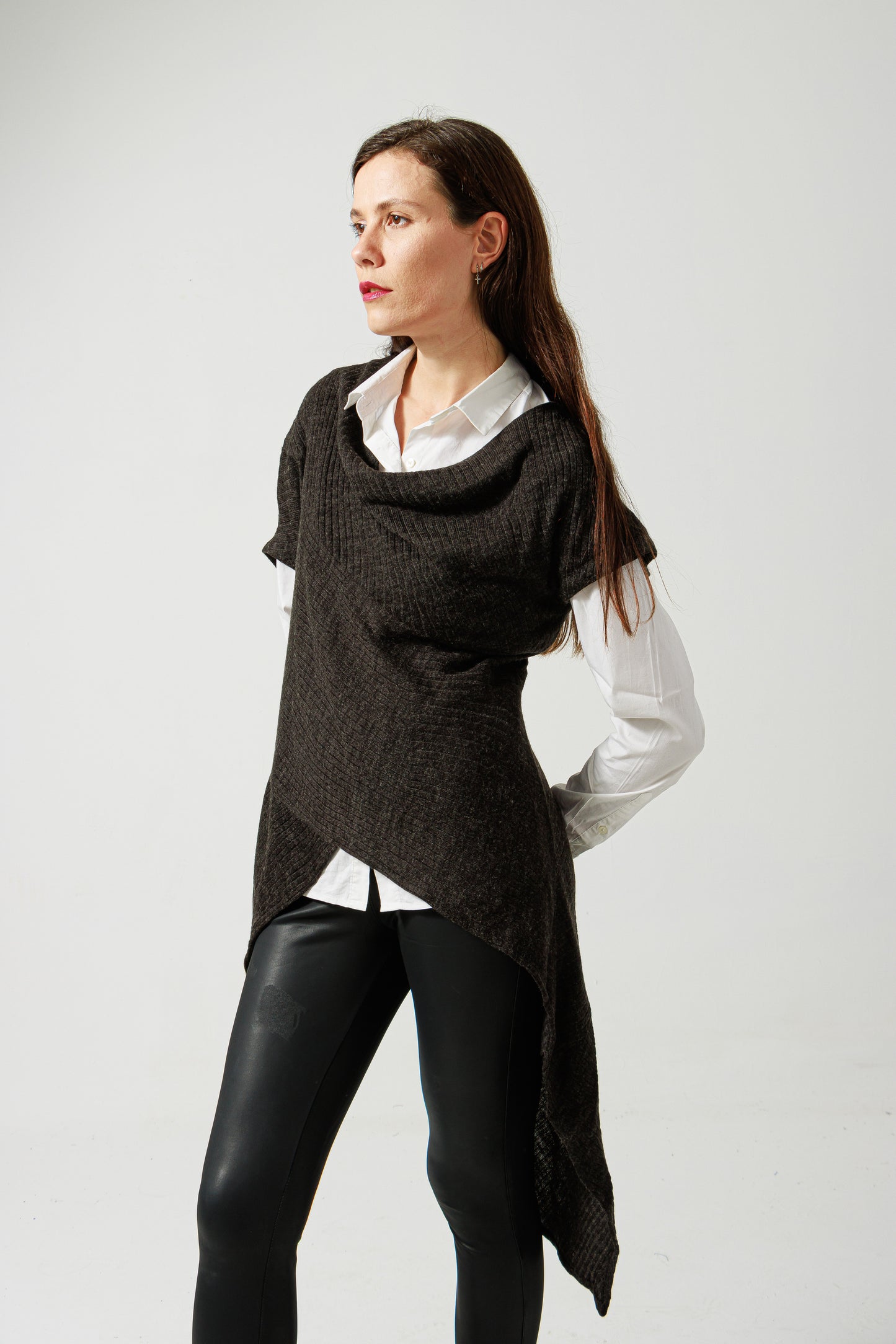 Short sleeve Asymmetric top