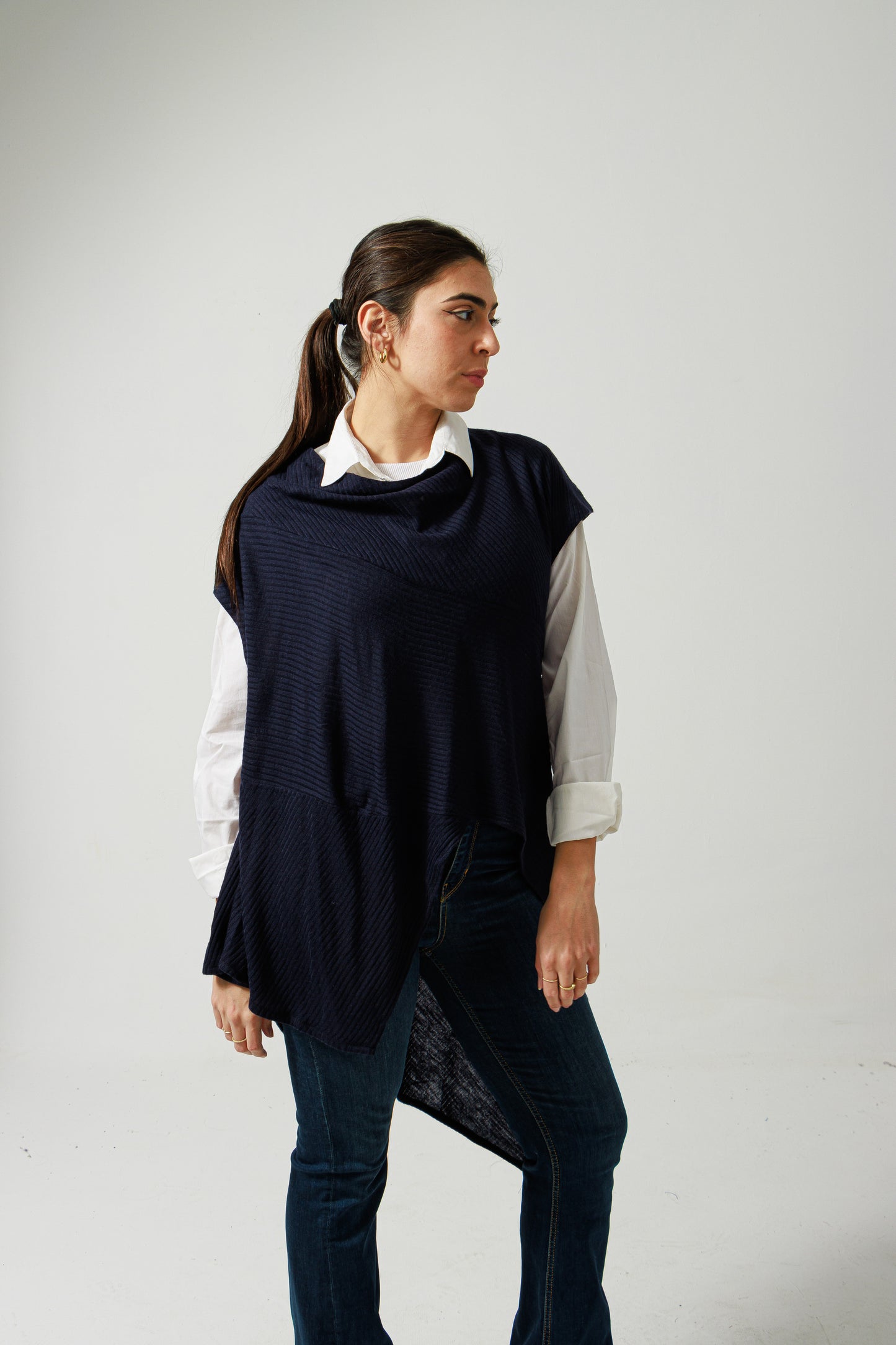 Short sleeve Asymmetric top