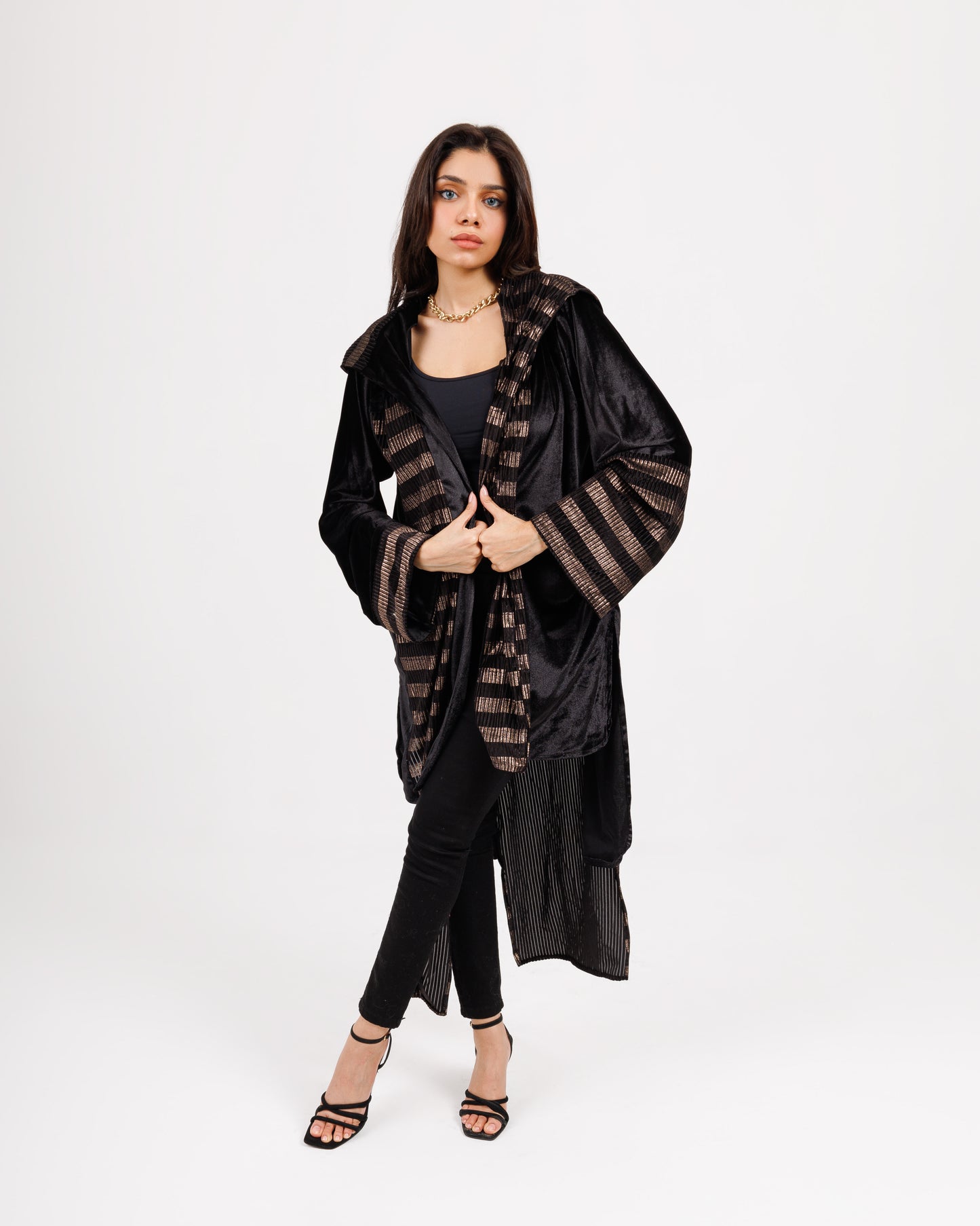 Velvet Stripes cardigan