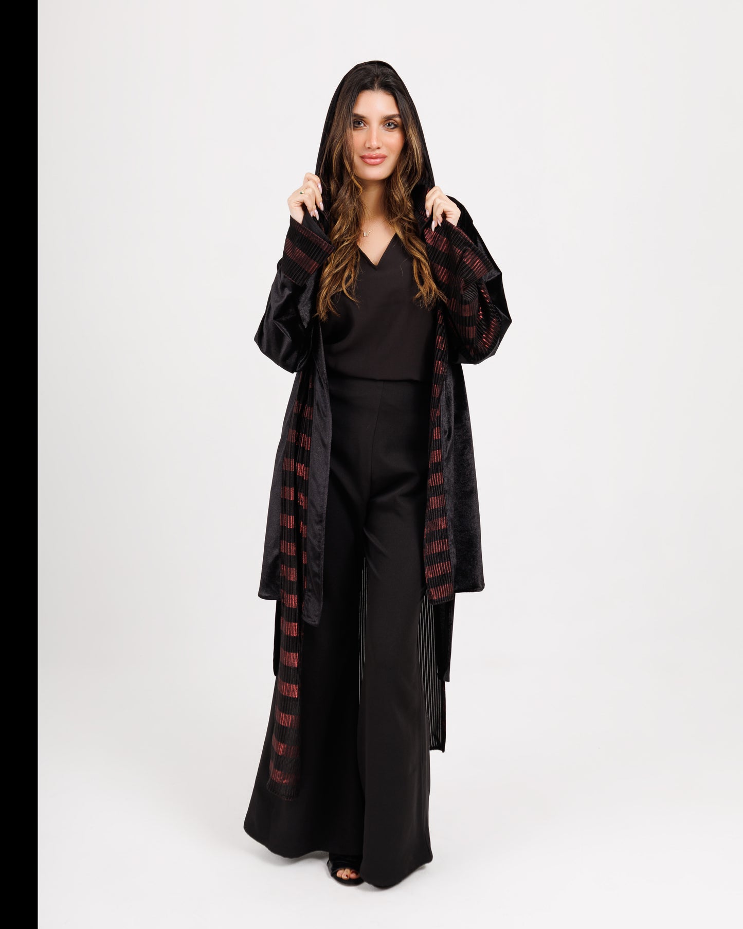 Velvet Stripes cardigan