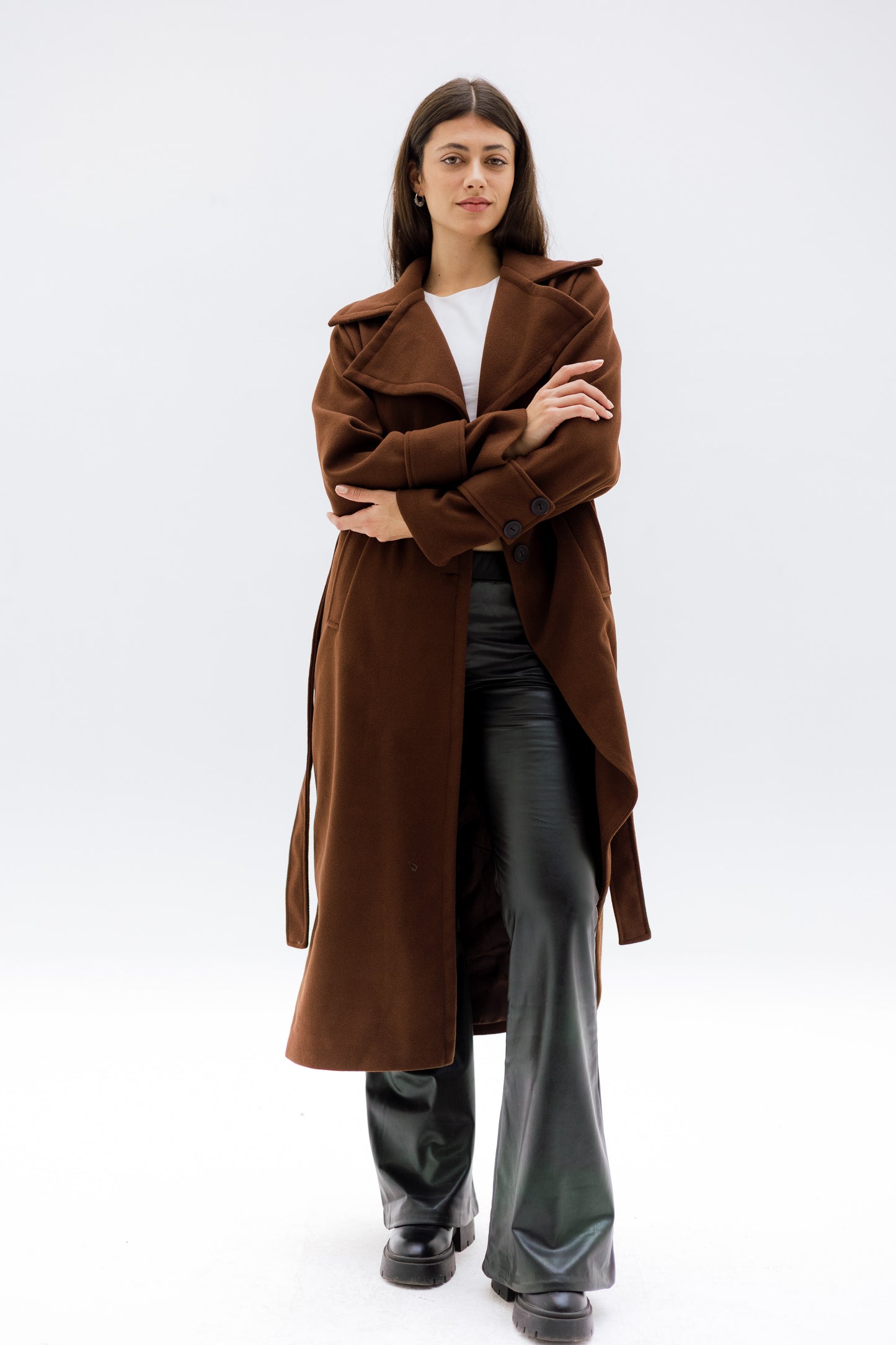 Asymmetrical coat