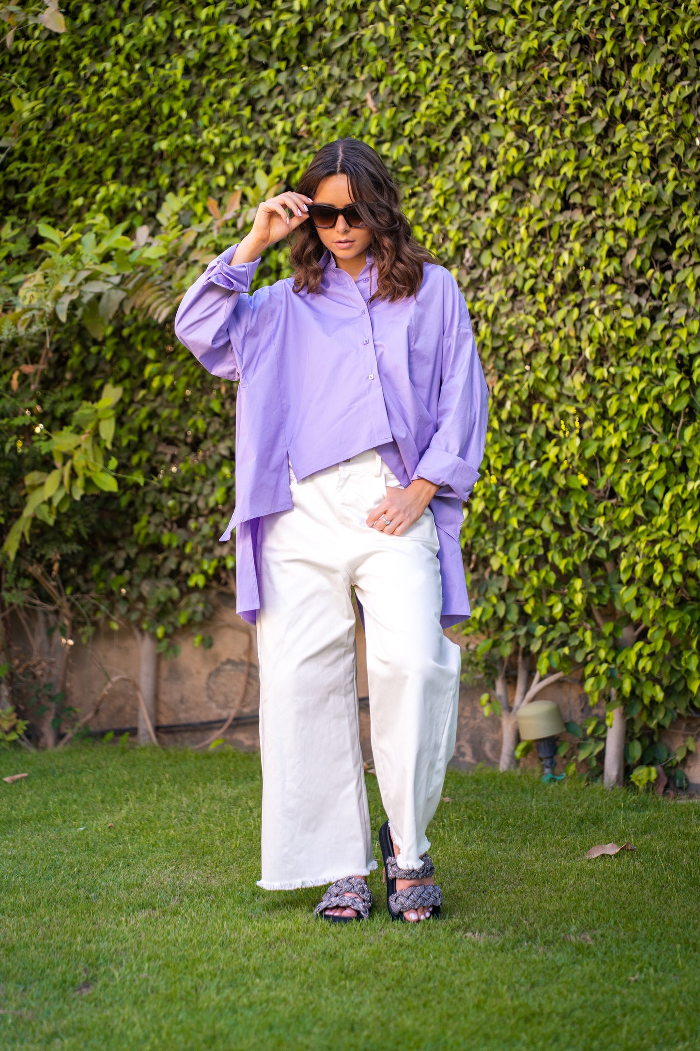 Loose oversized shirt