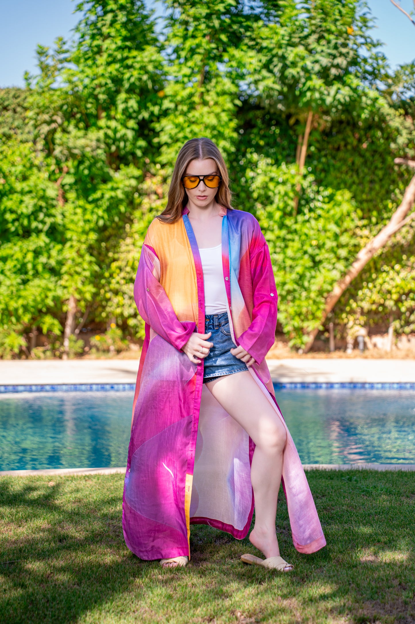 Summer shirt dress