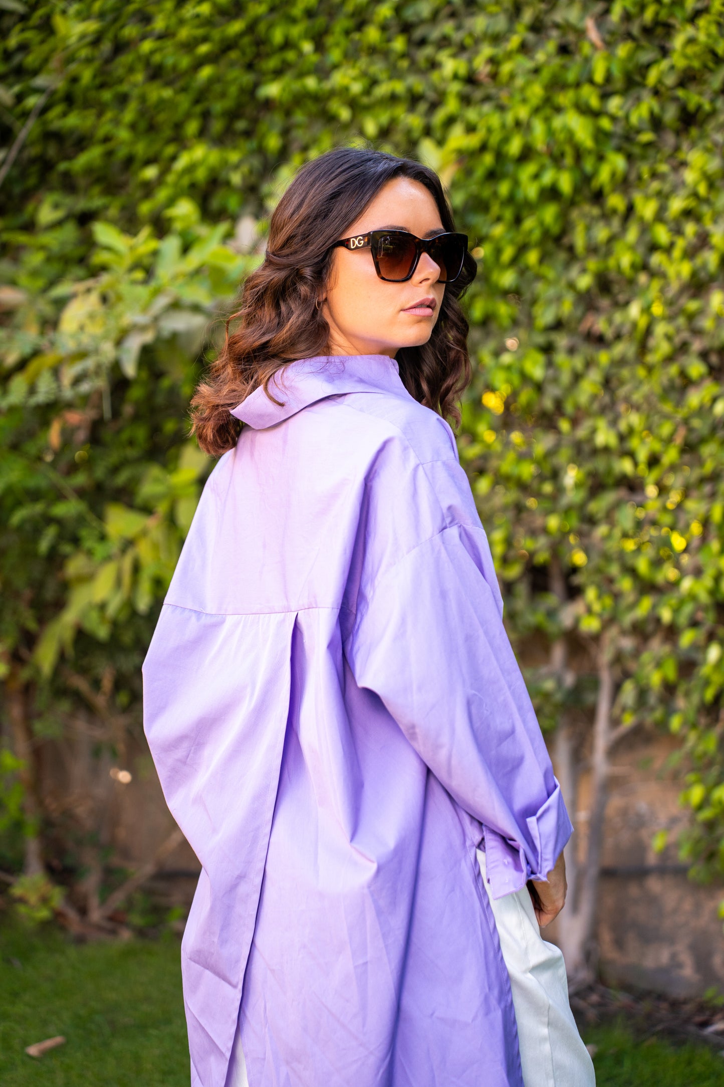 Loose oversized shirt