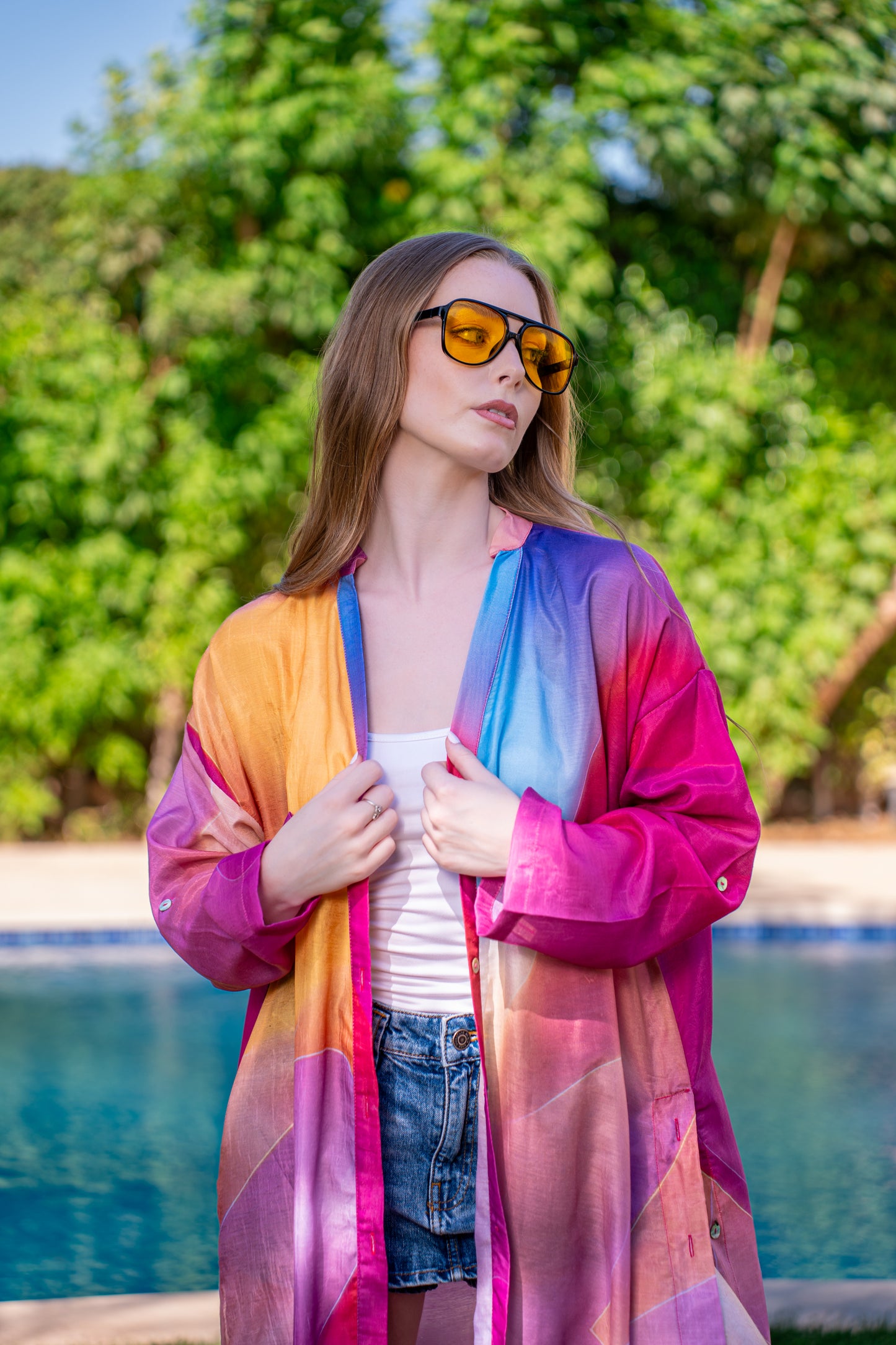 Summer shirt dress