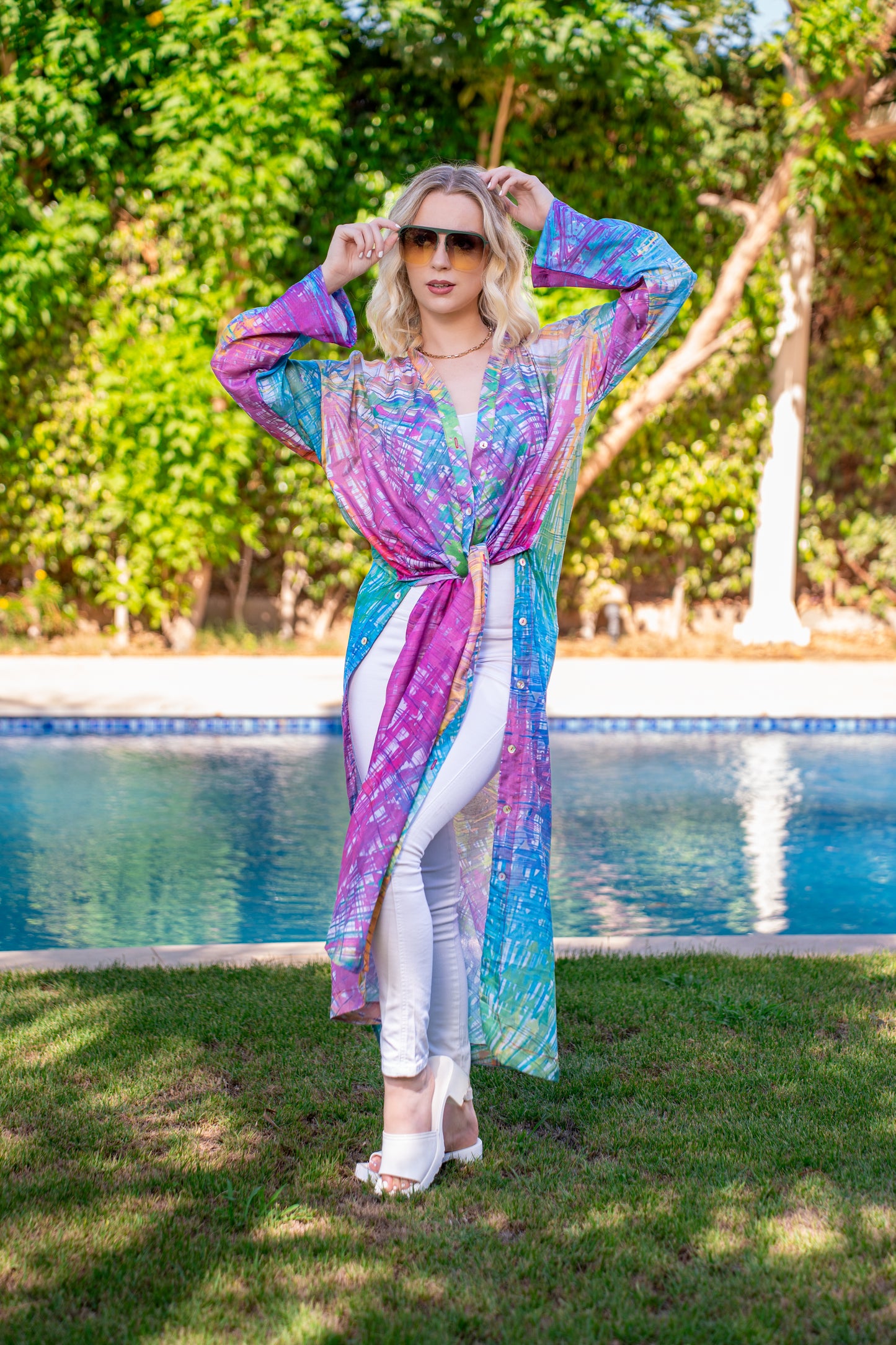 Summer shirt dress