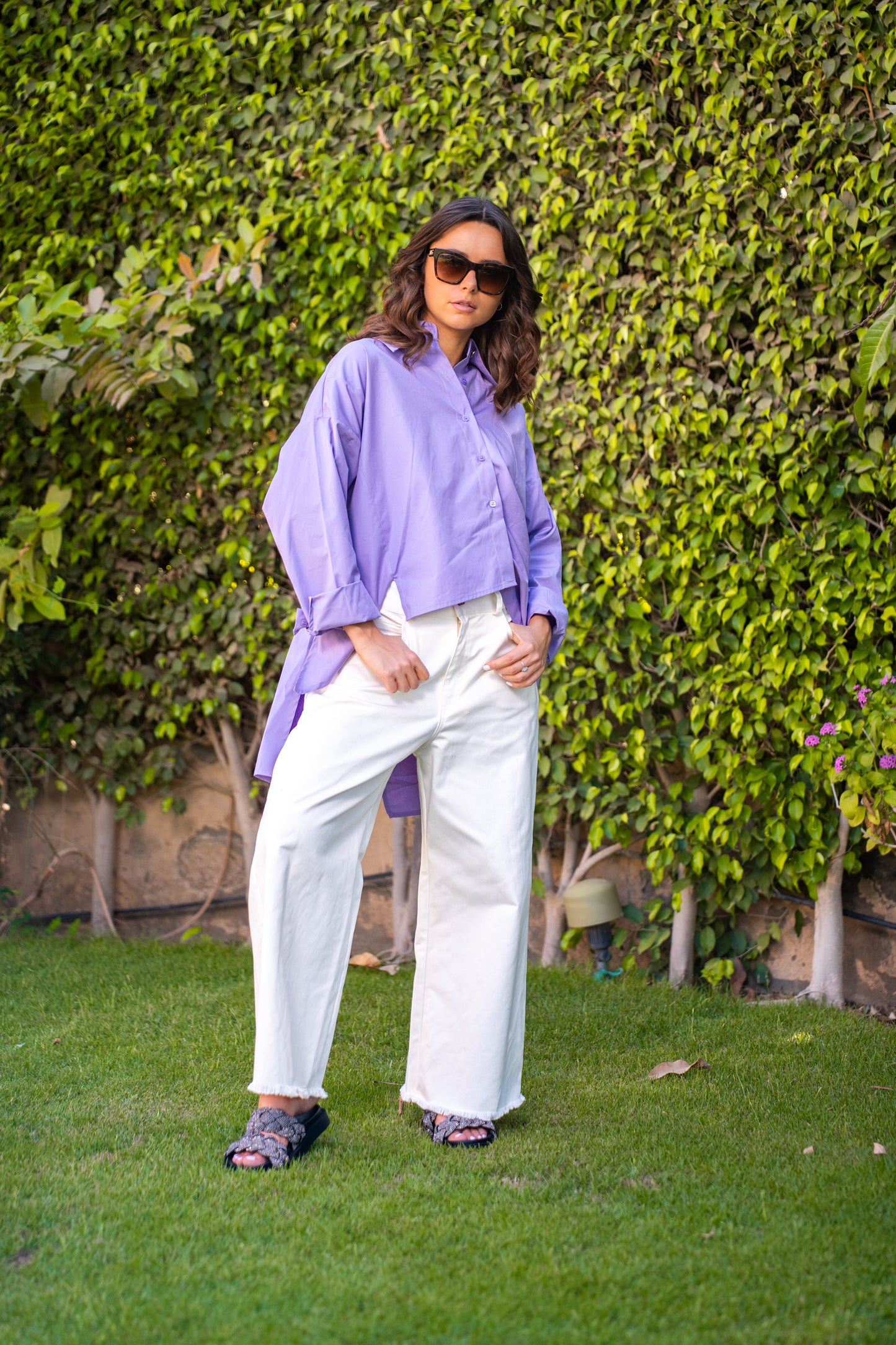 Loose oversized shirt