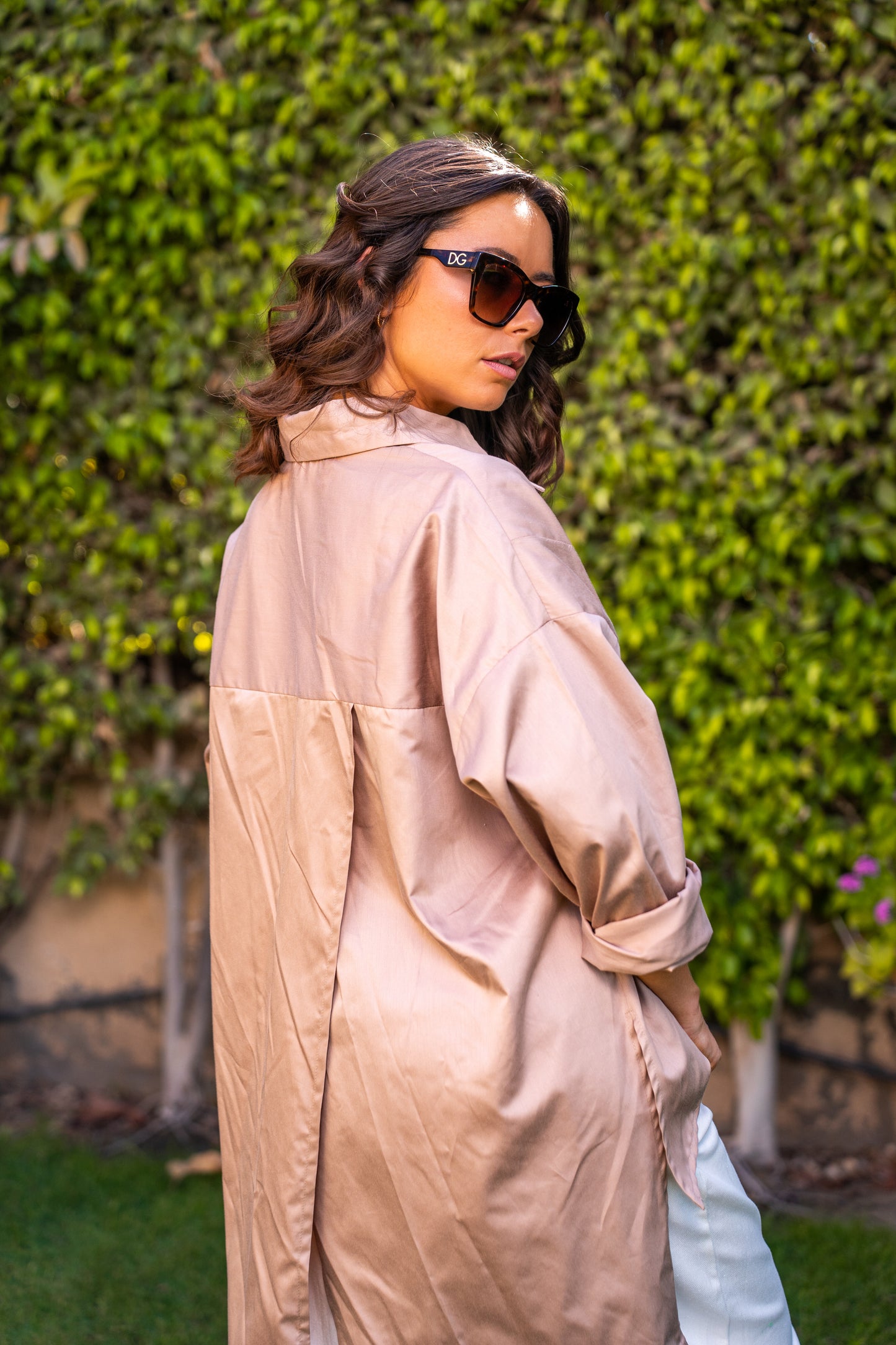 Loose oversized shirt