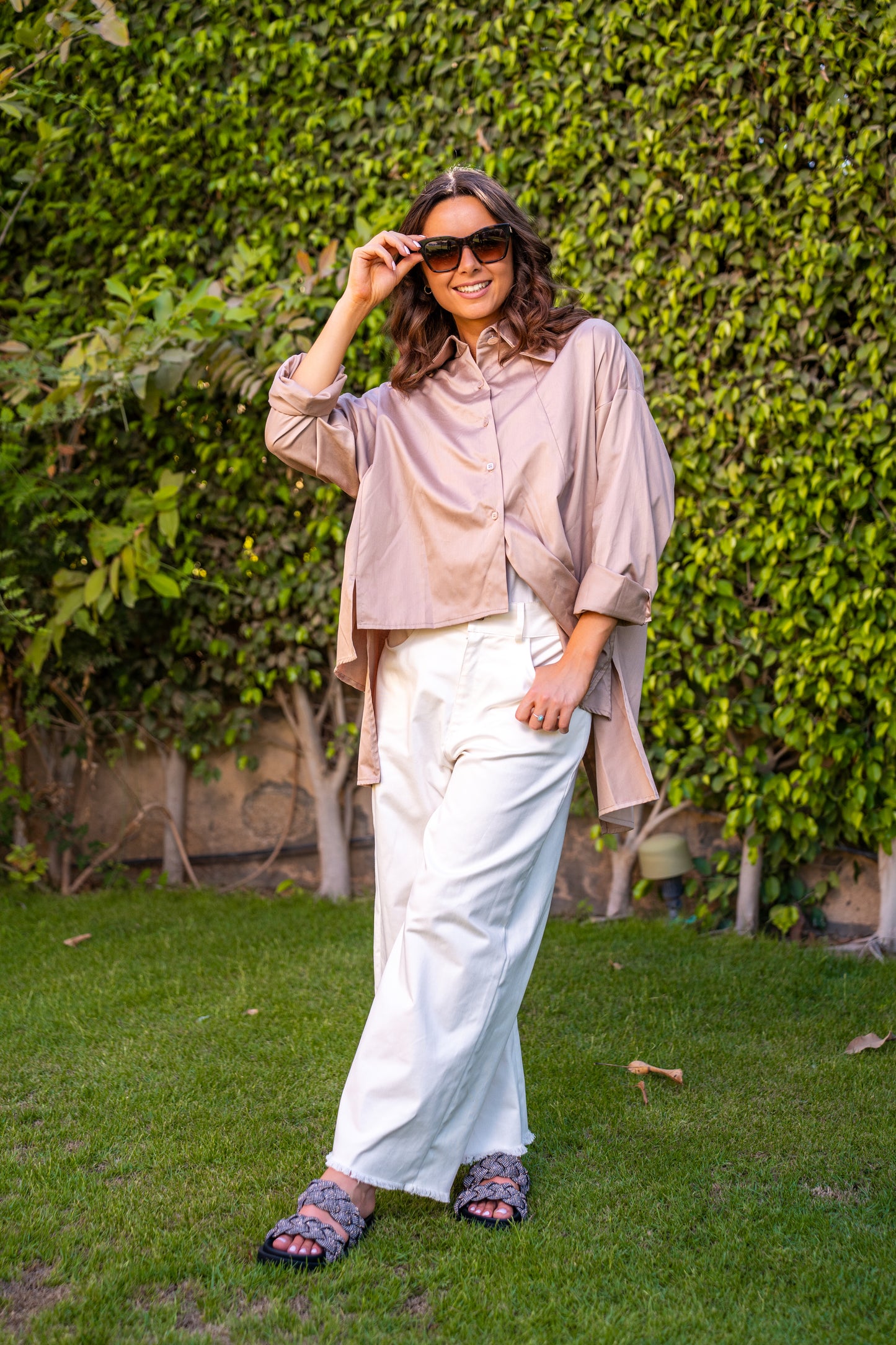 Loose oversized shirt