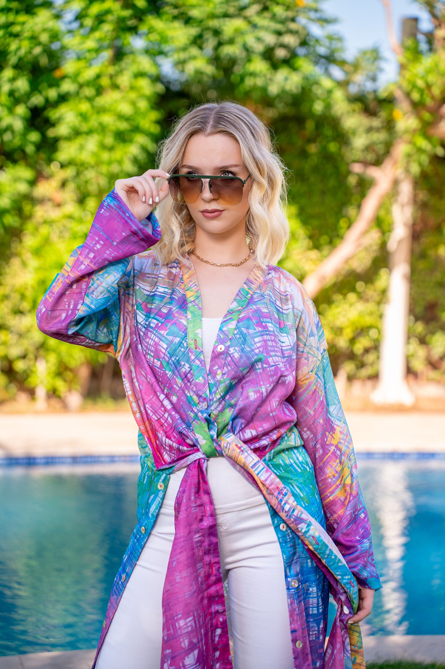 Summer shirt dress