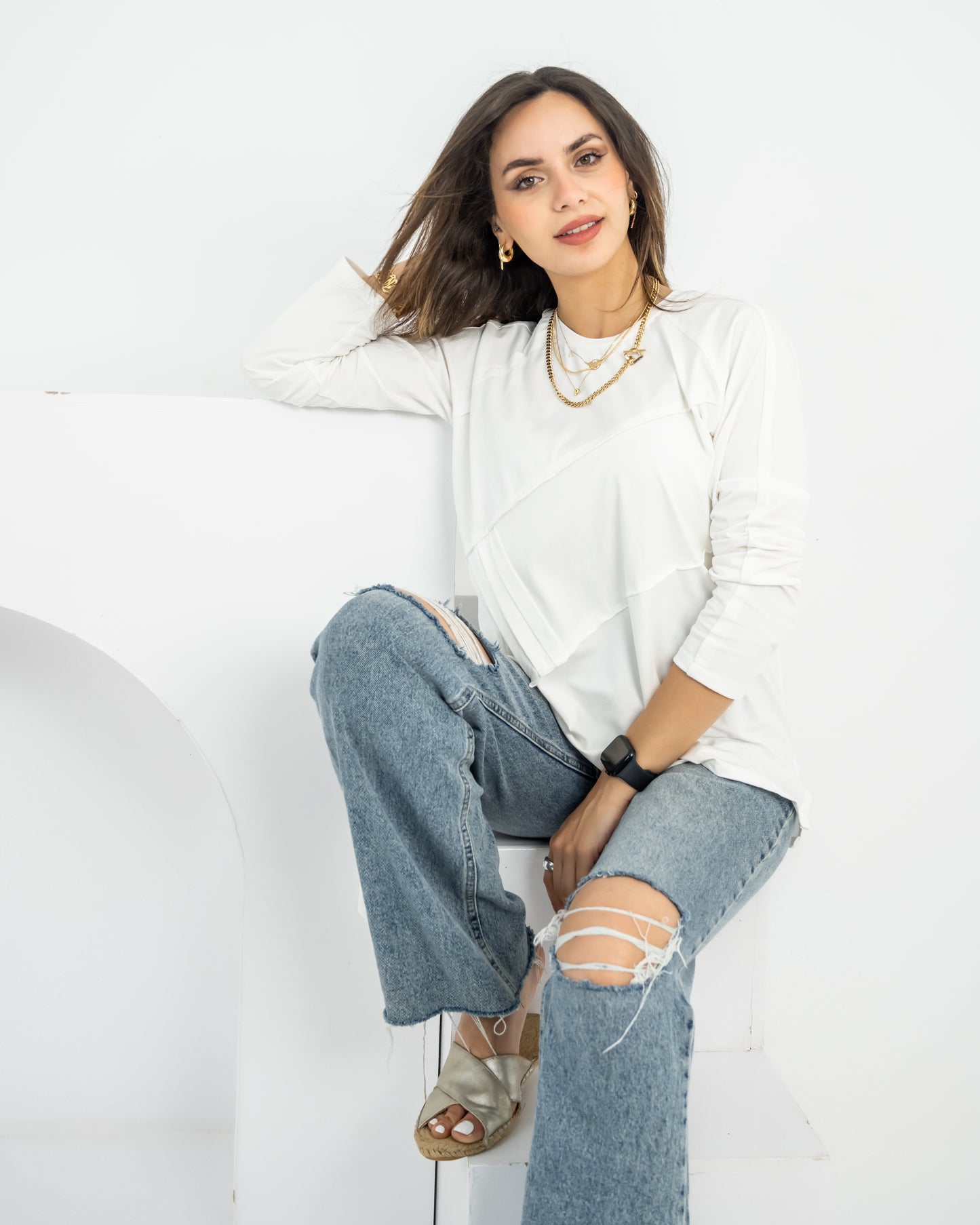 unfinished cotton top