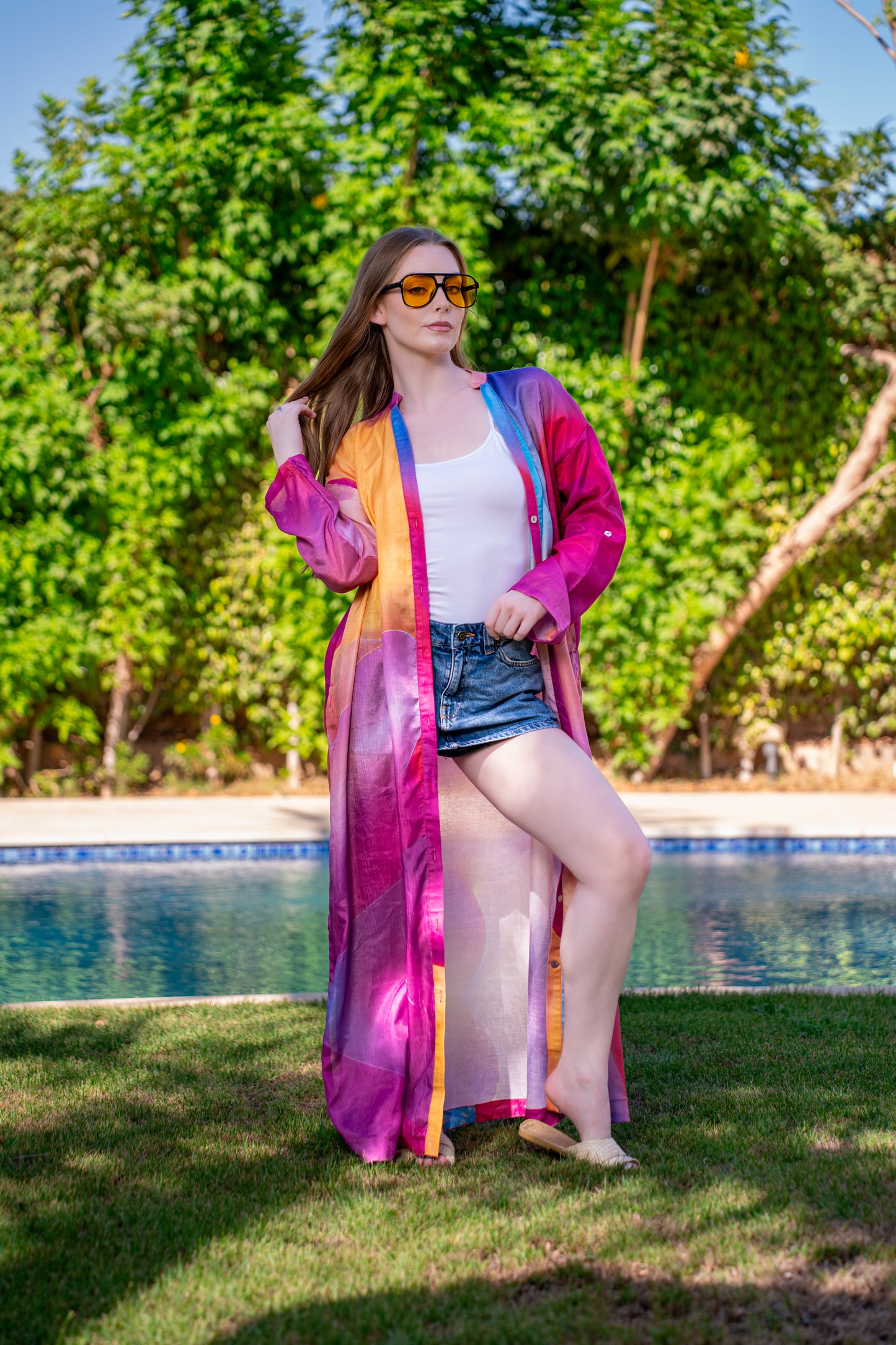 Summer shirt dress
