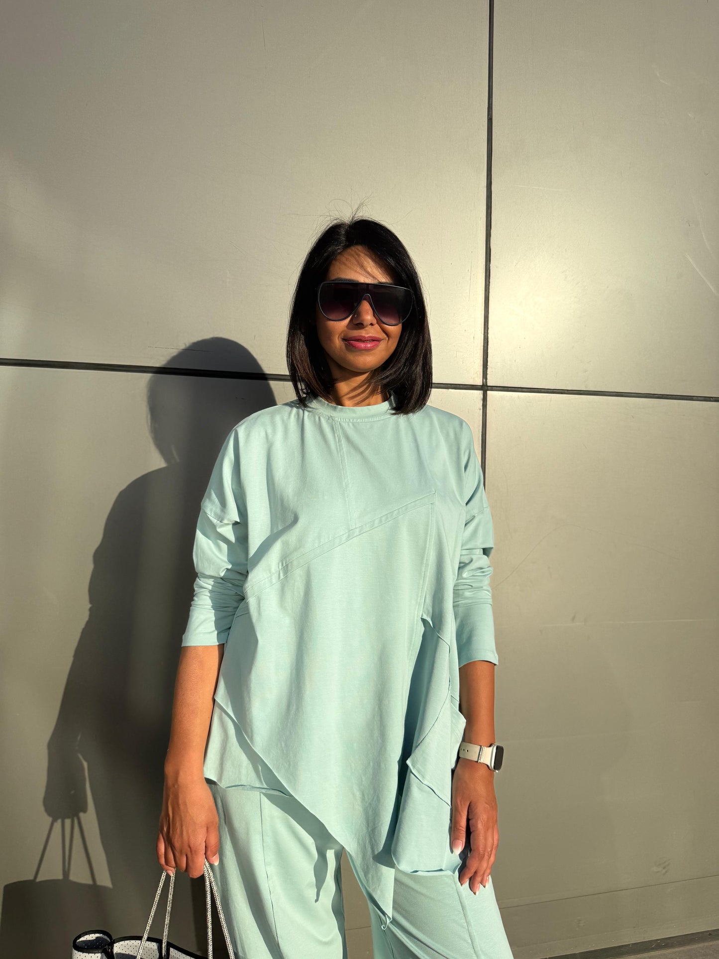 Unfinished cotton set - mint