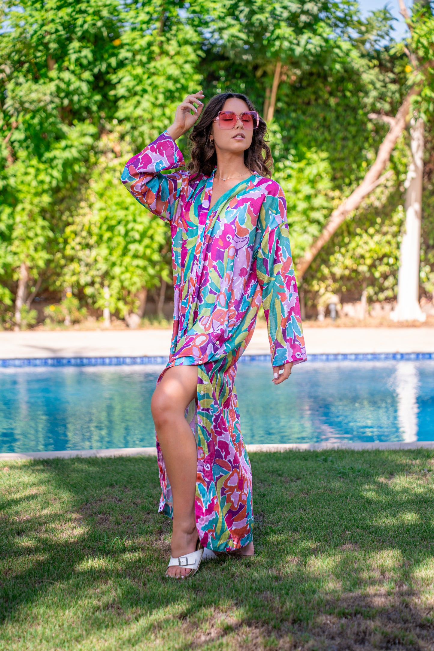 Summer shirt dress