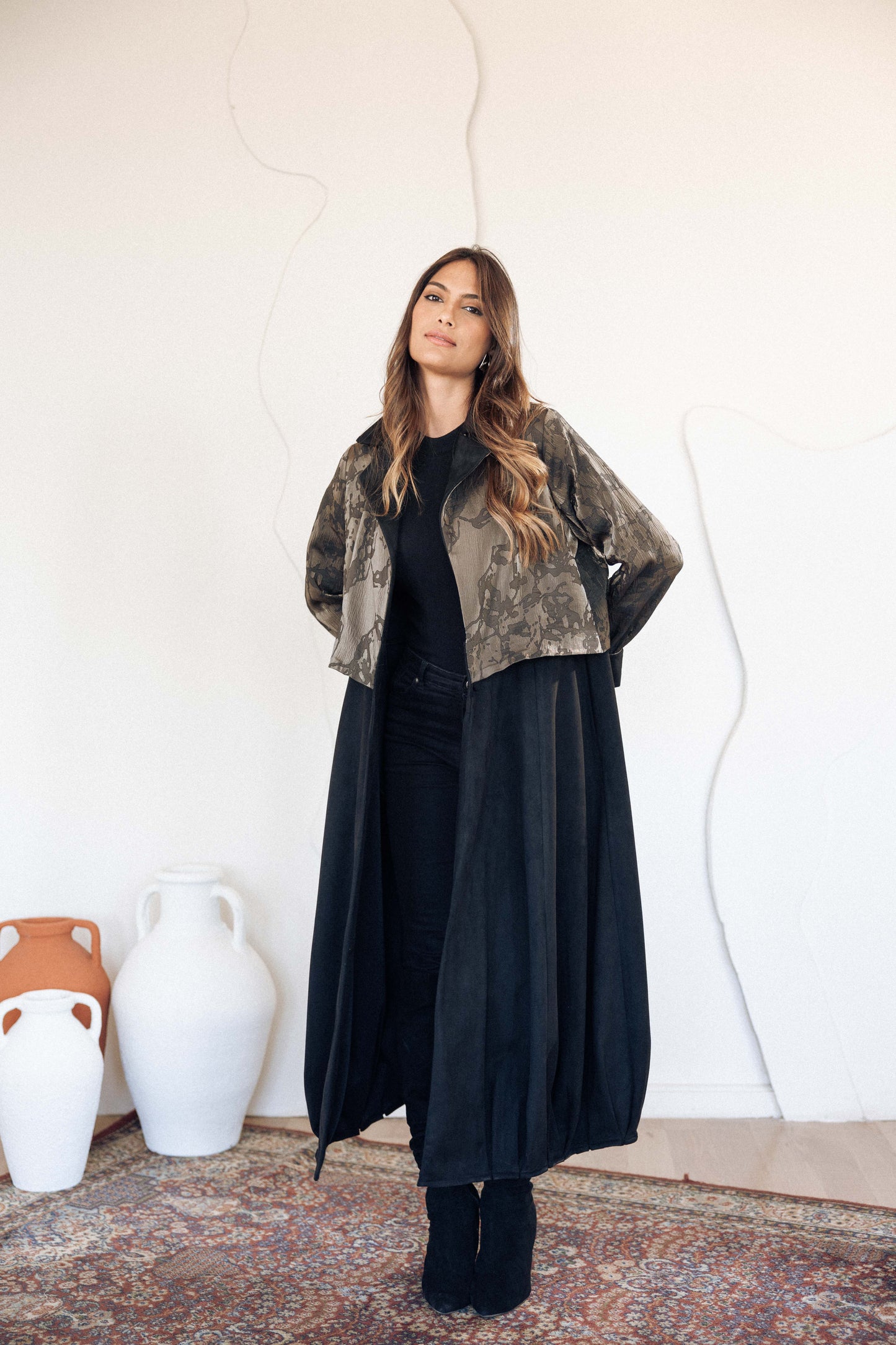 SCULPTED BALLOON COAT