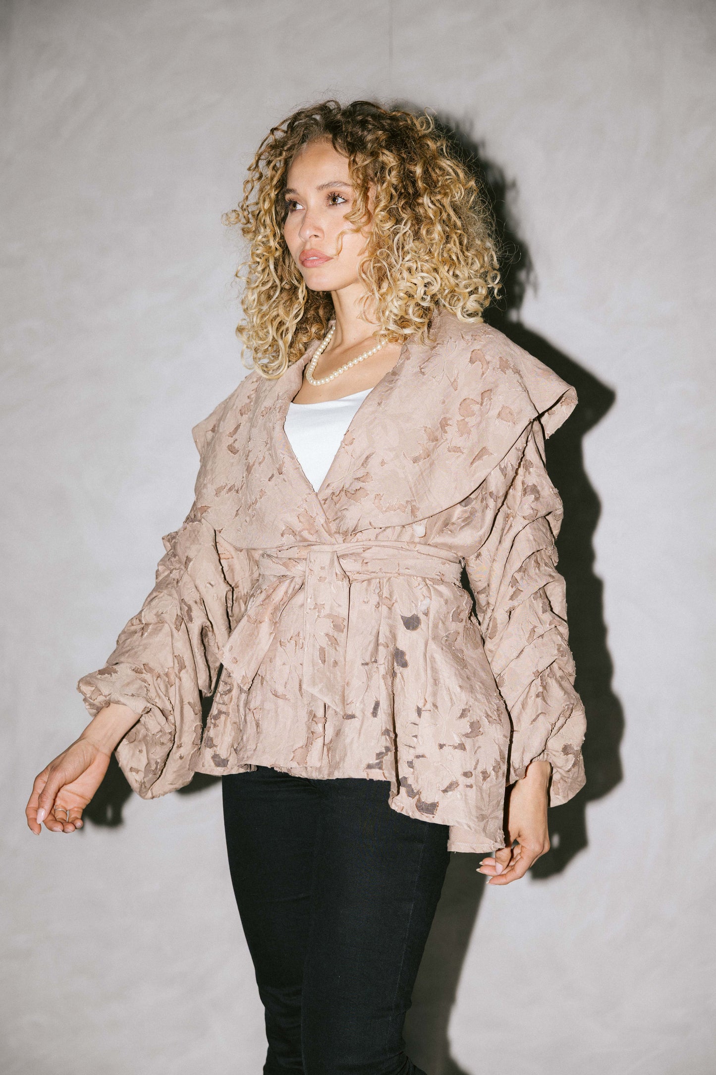 Petal flory blouse