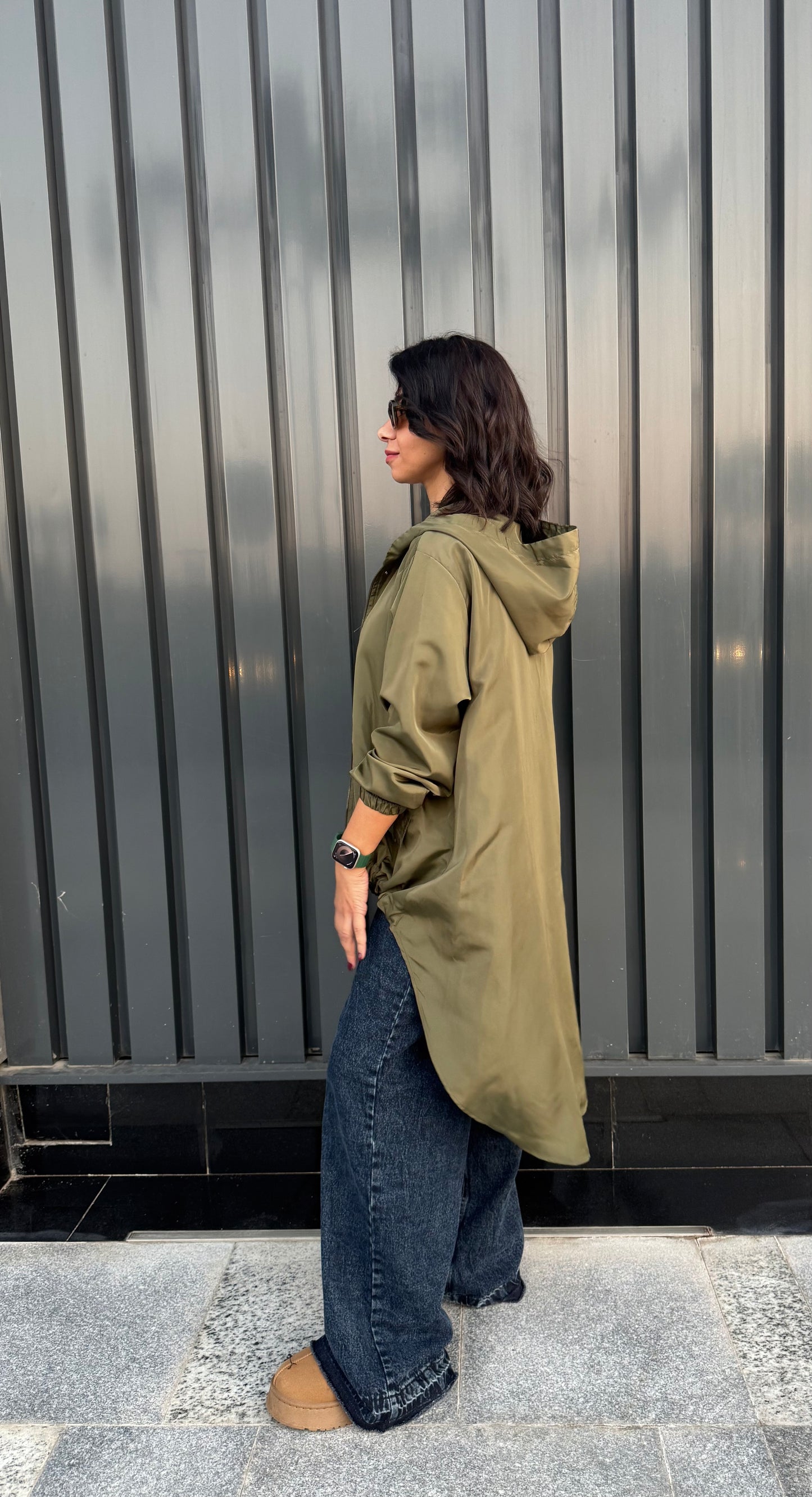 High law zipper jacket