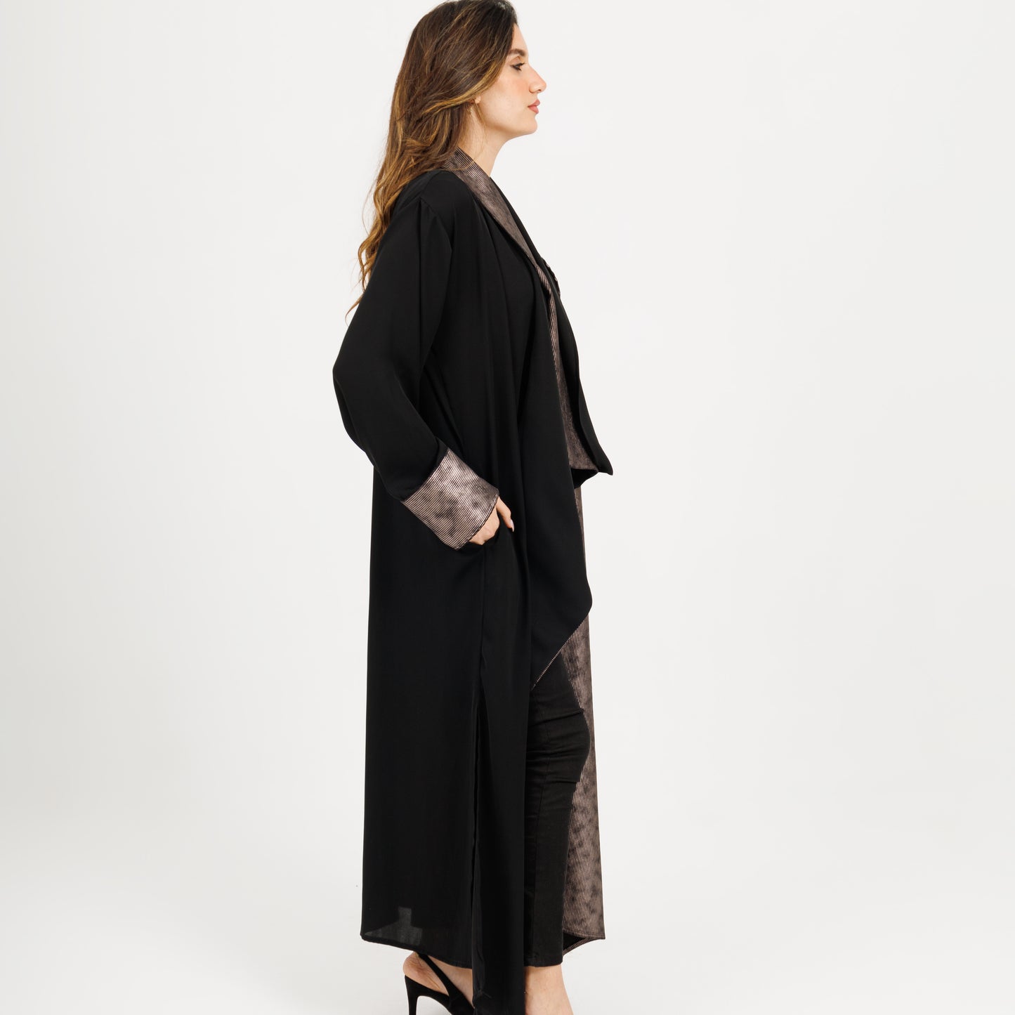 Loose Abaya with Shawl scarf