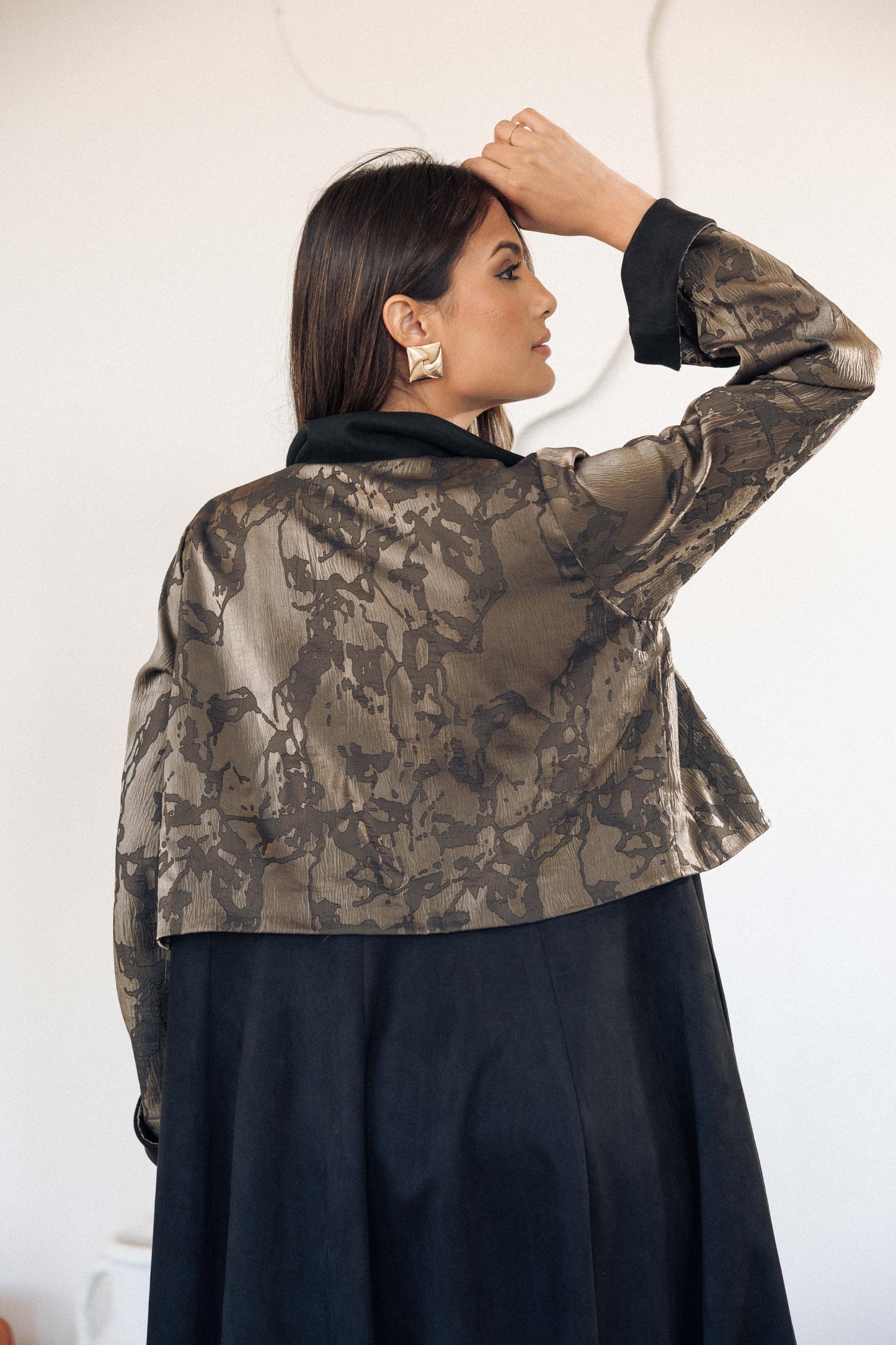 SCULPTED BALLOON COAT