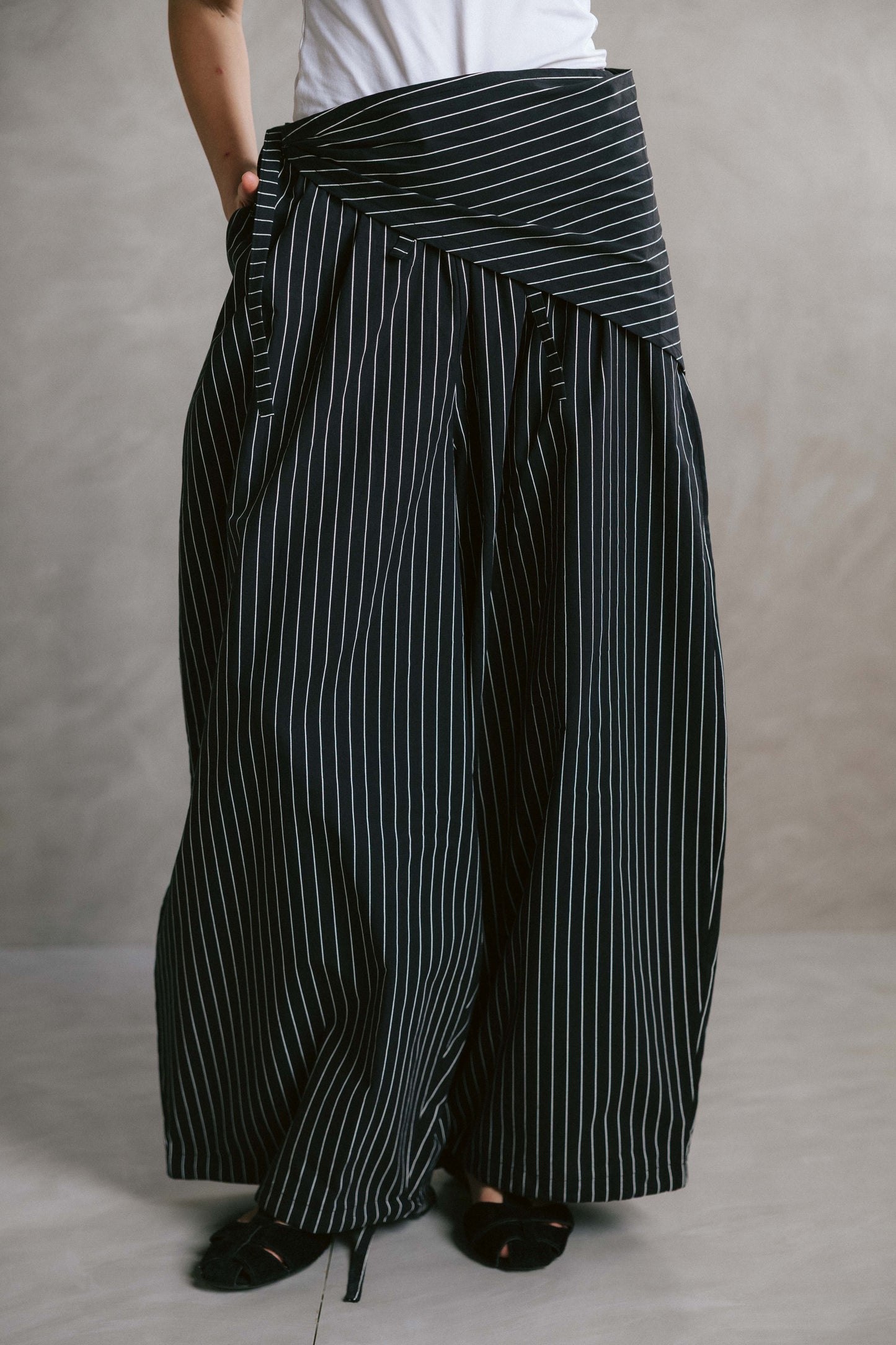 Stripped ease pants